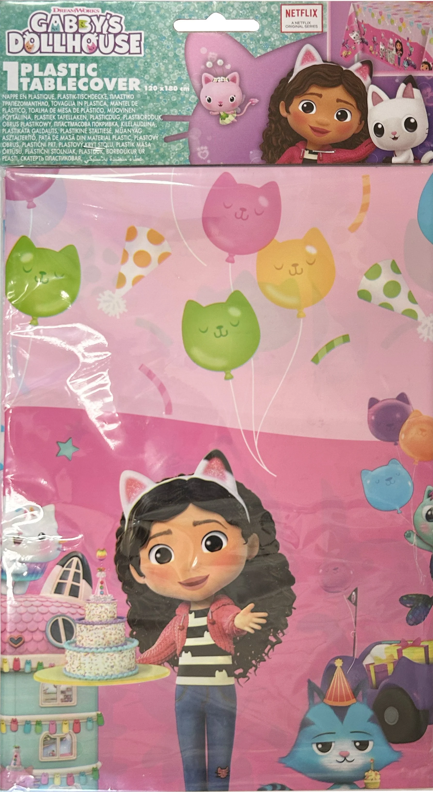 1 nappe en plastique Gabby's dollhouse