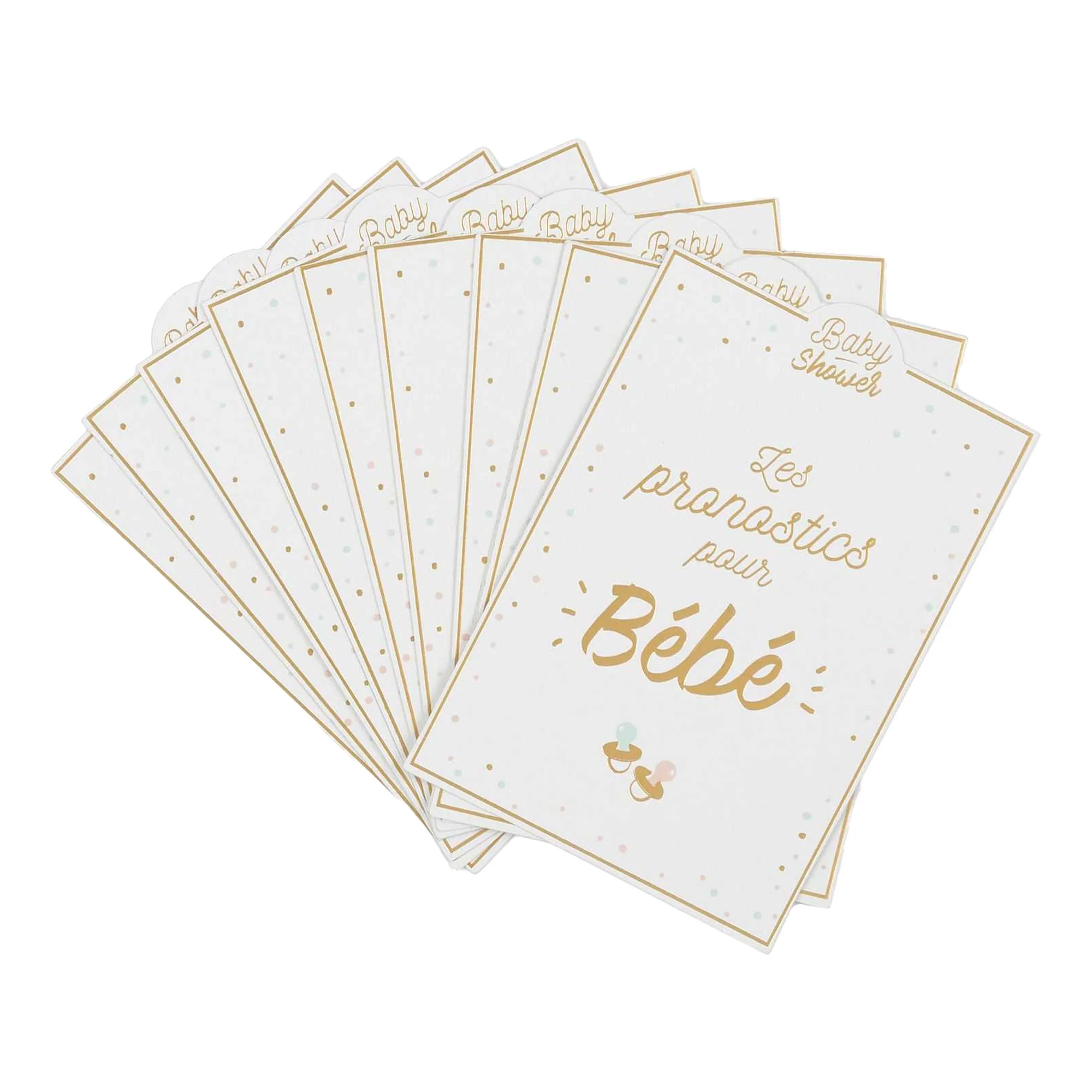 10 cartes de pronostics baby shower - Image 2