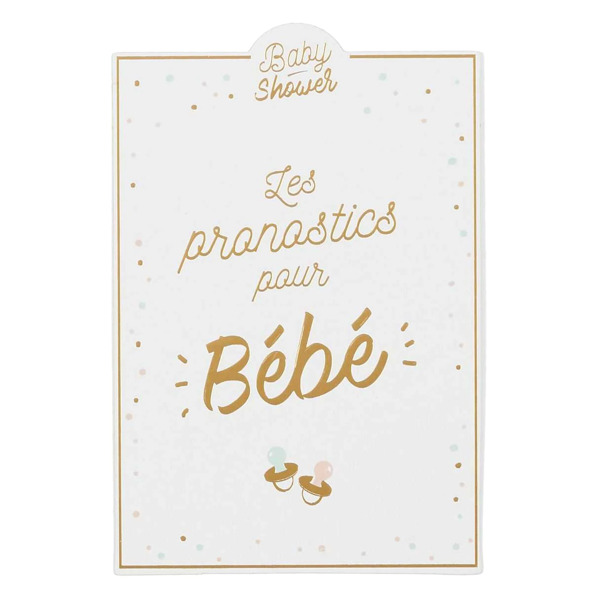 10 cartes de pronostics baby shower - Image 3