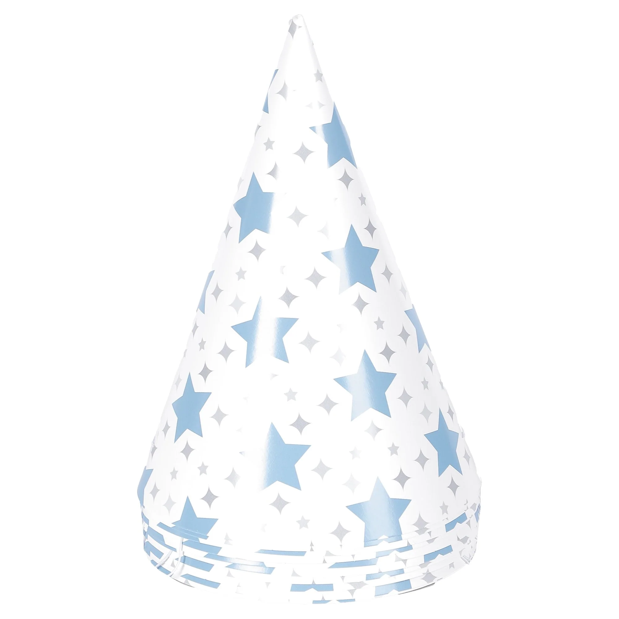 10 chapeaux d'anniversaire  - Bleu