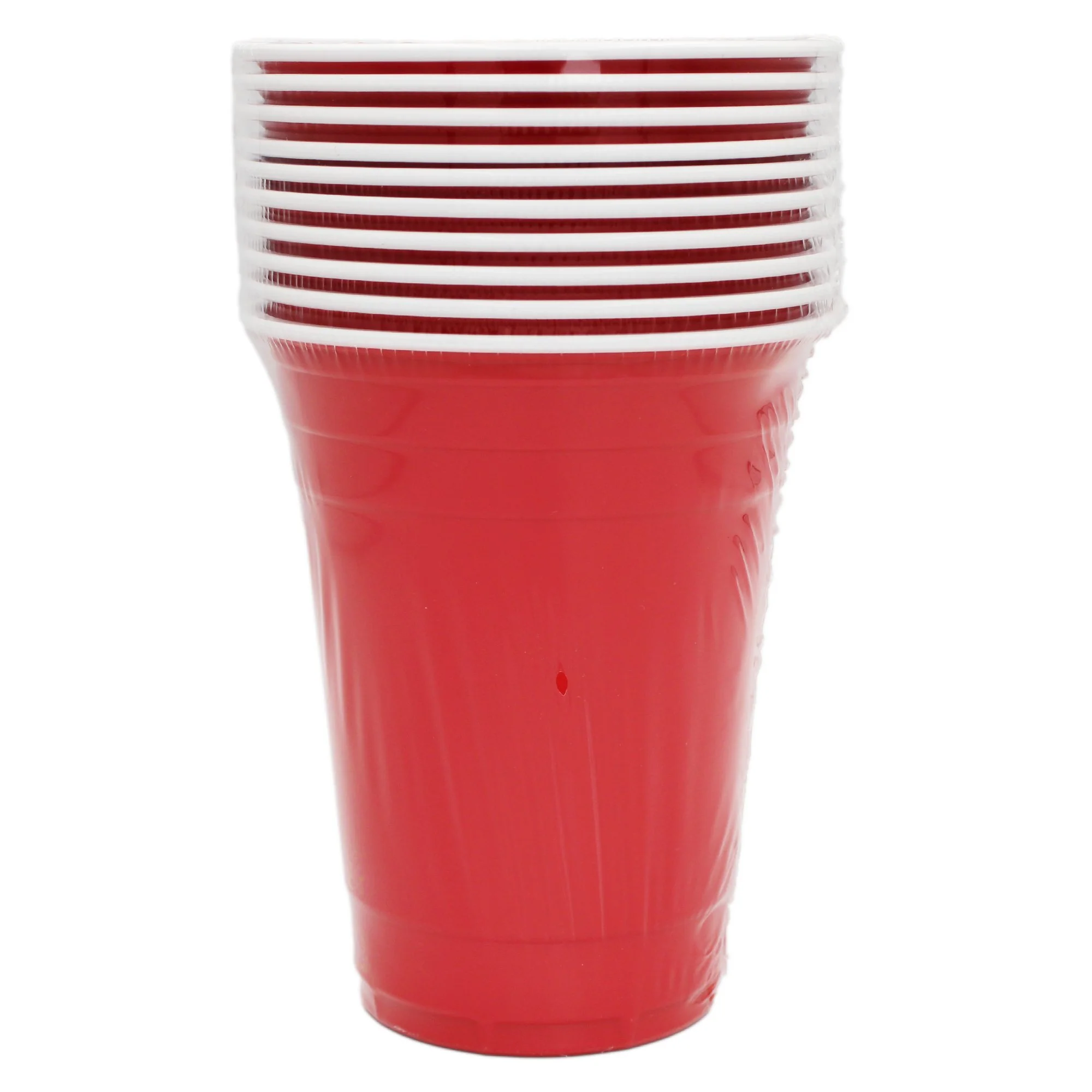 10 gobelets cups rouge 50cl