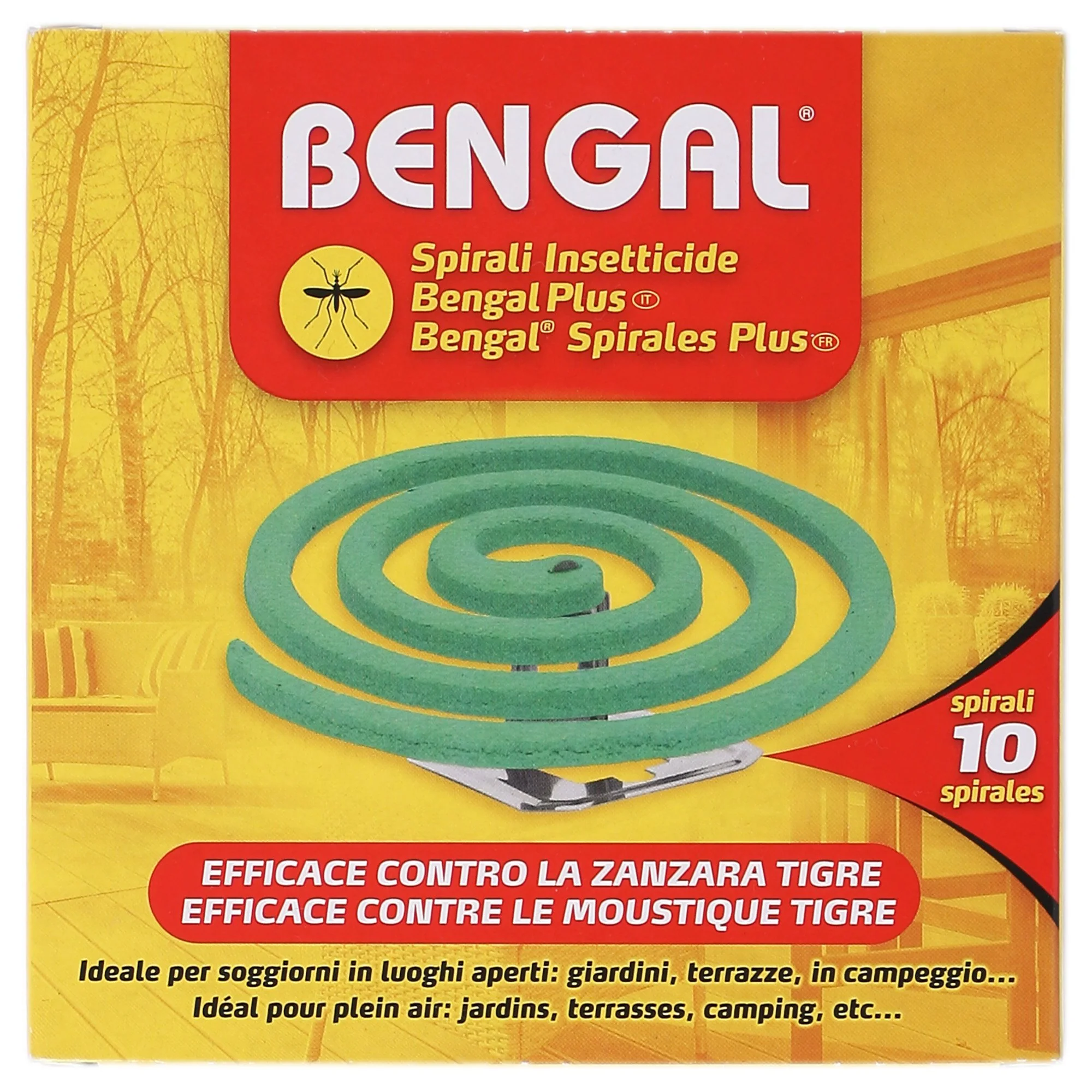 10 spirales anti-moustiques aux huiles essentielles