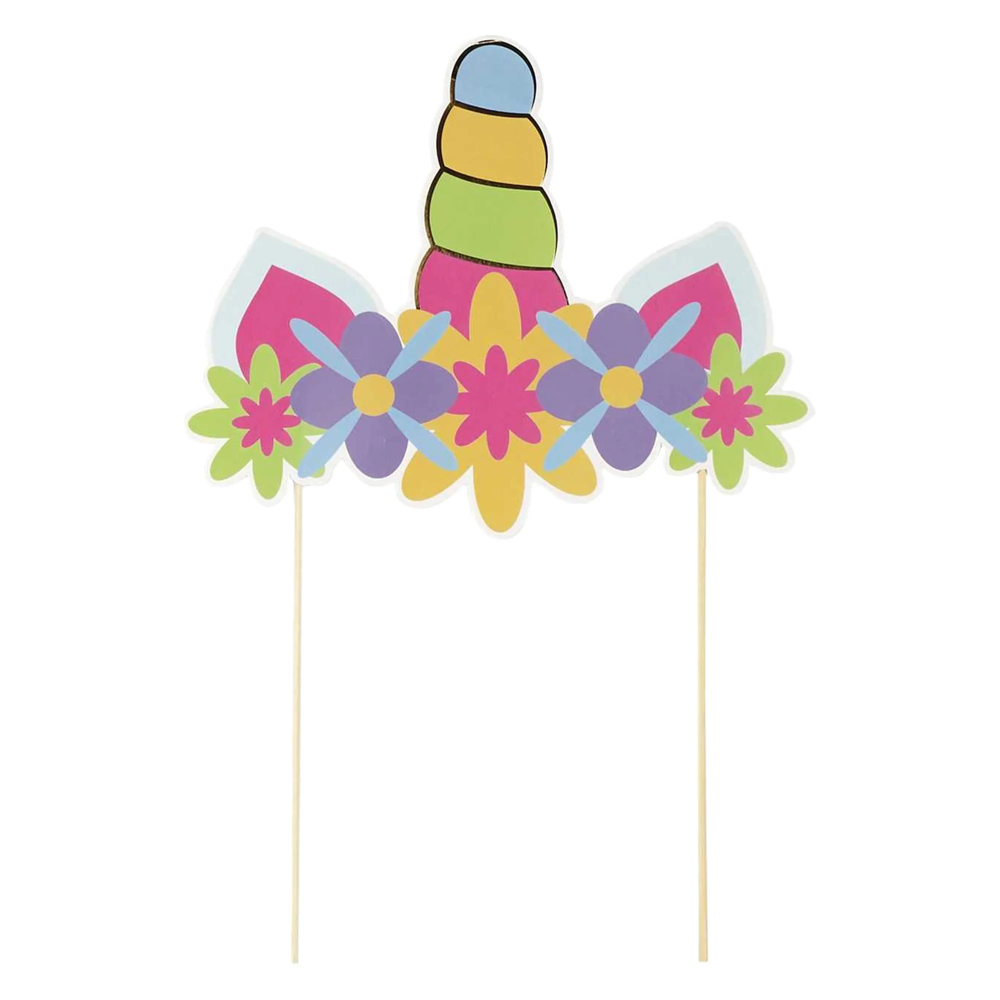 2 décorations de gâteau licorne - Image 2