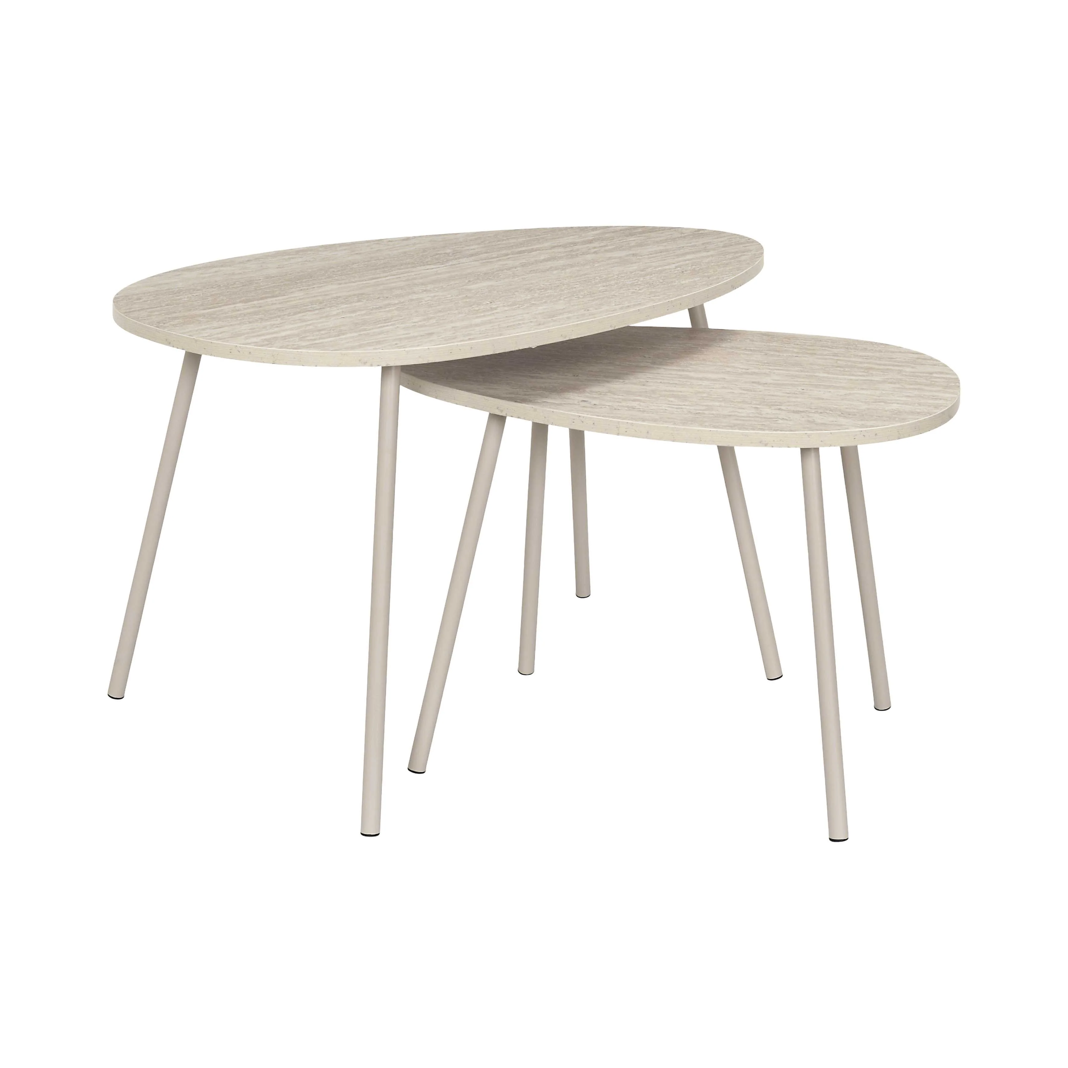2 tables gigognes galet terra nova