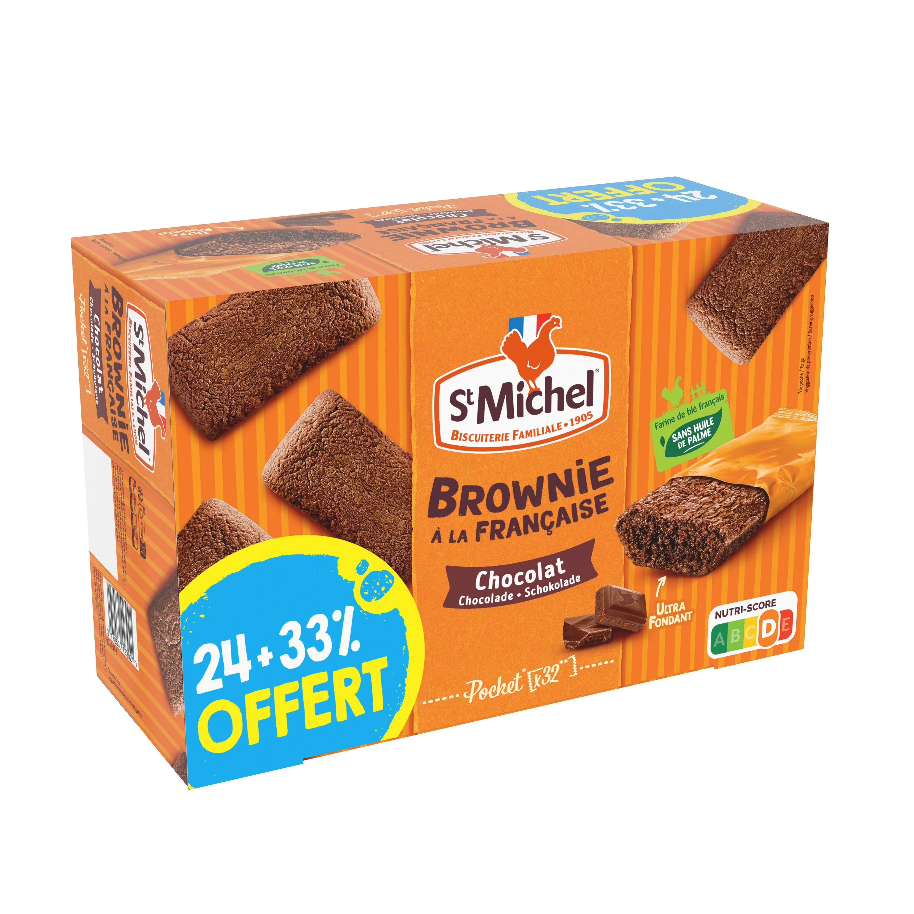 24 brownies chocolat