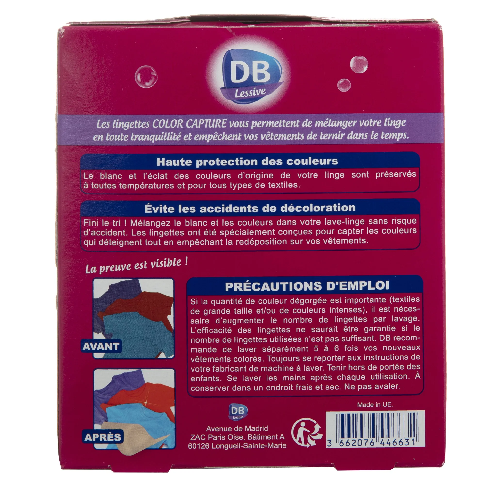 24 lingettes anti transfert de couleurs - Image 3