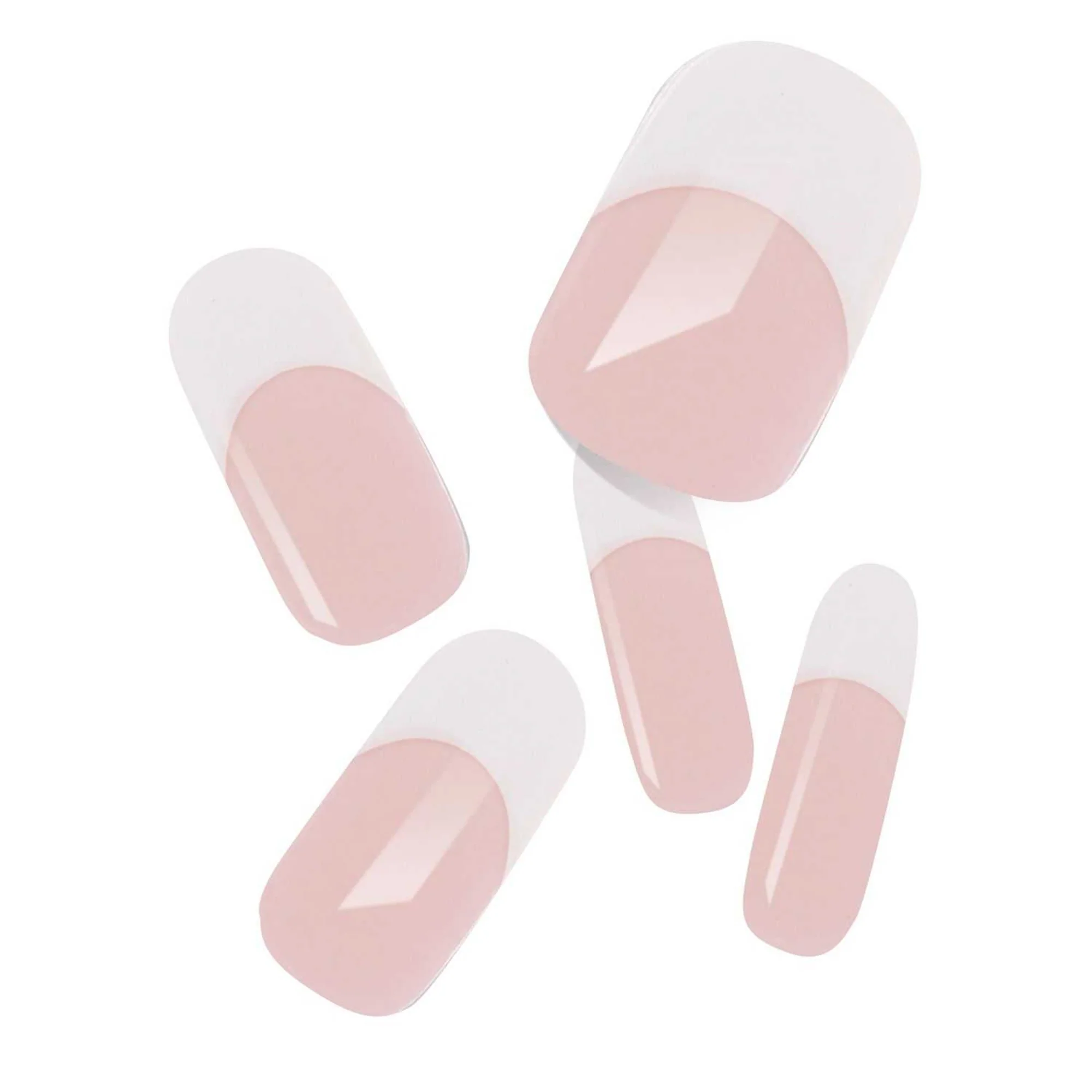 24 Stickers ongles Gel UV French Manucure - Image 4
