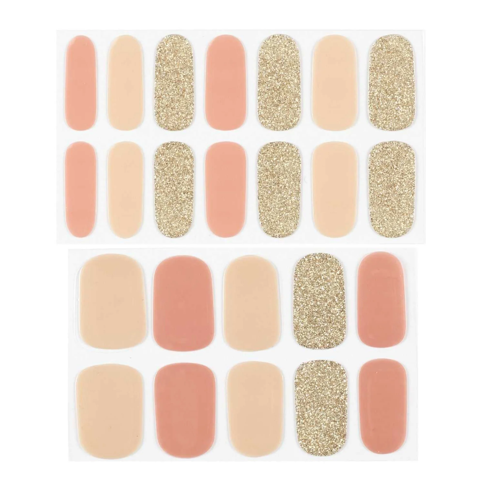 24 Stickers ongles Gel UV Pailletés - Image 4