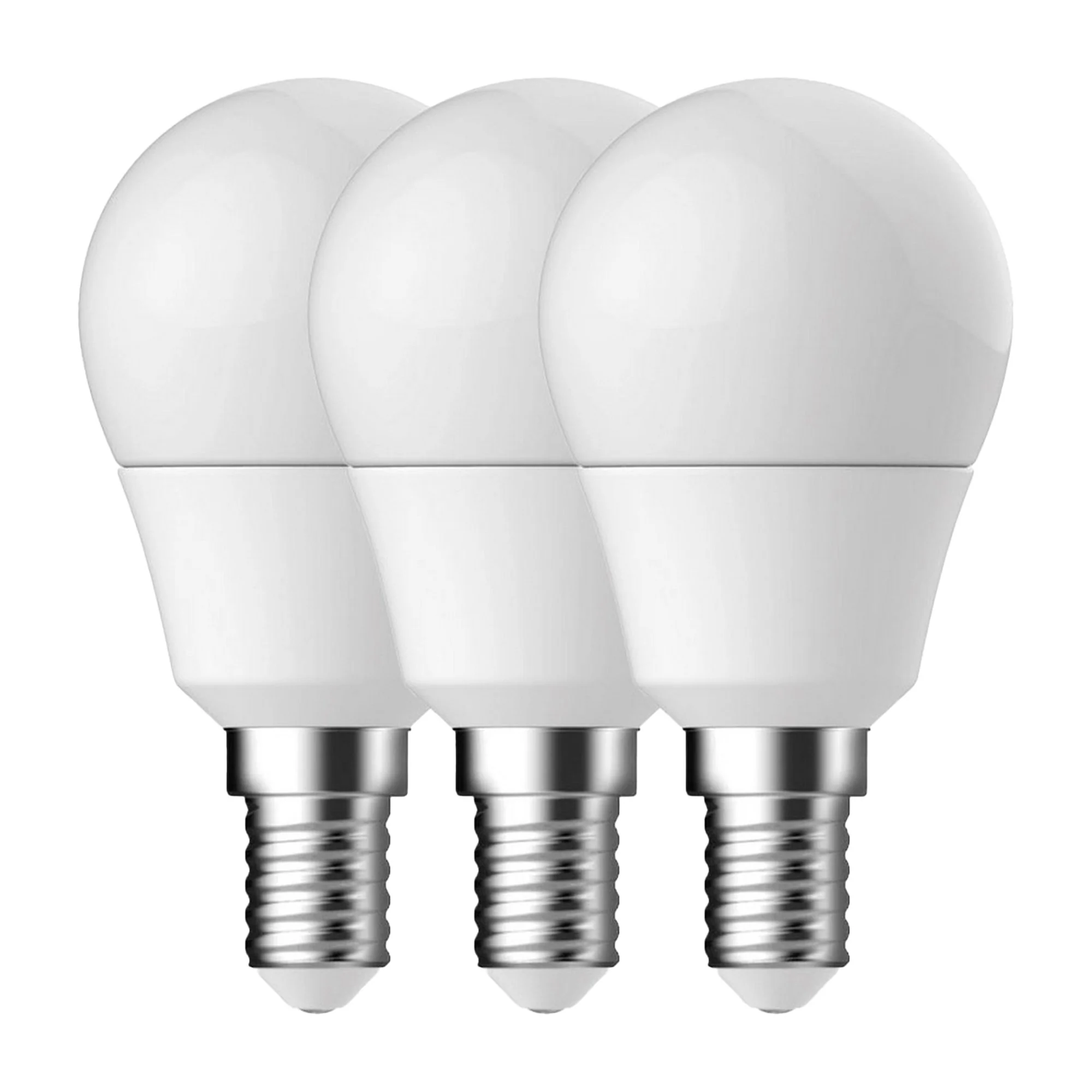 3 ampoules mini globe douille E14