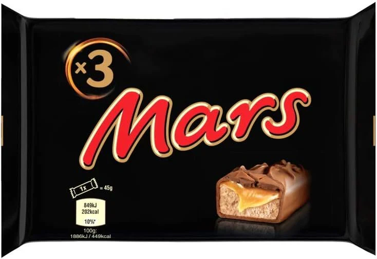3 barres chocolatées caramel cœur fondant