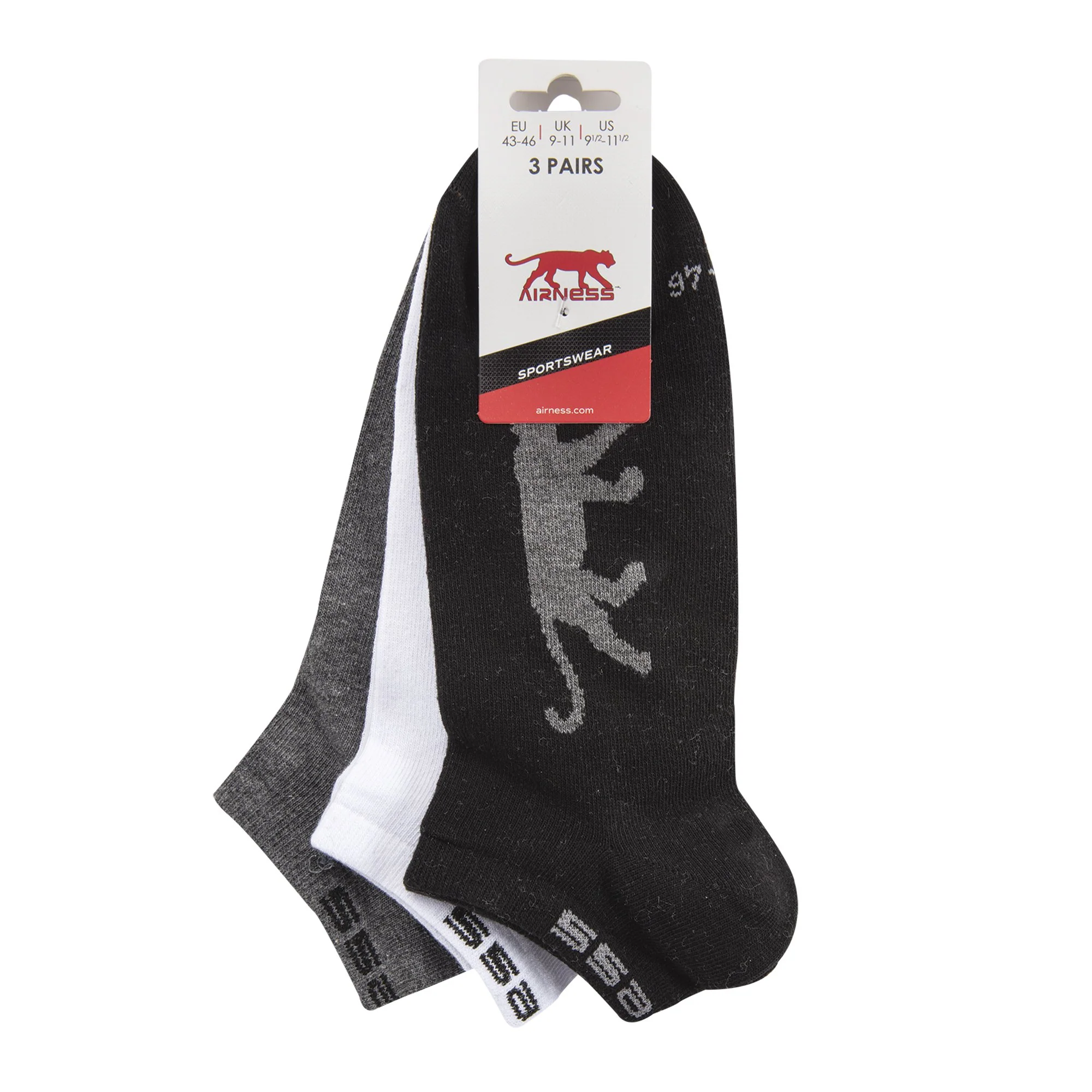 3 paires de chaussettes courtes 39/46 - Image 2