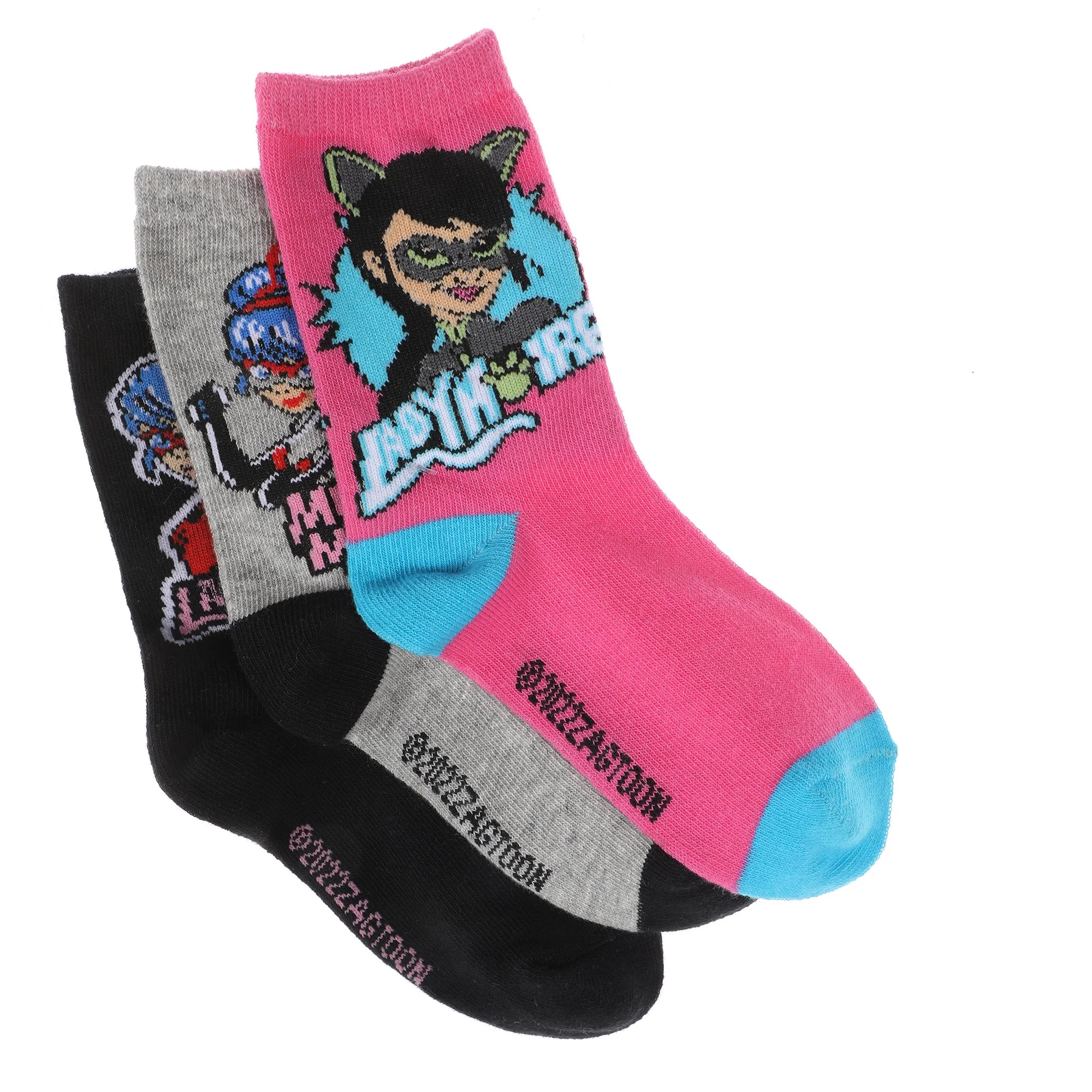 3 paires de chaussettes Miraculous