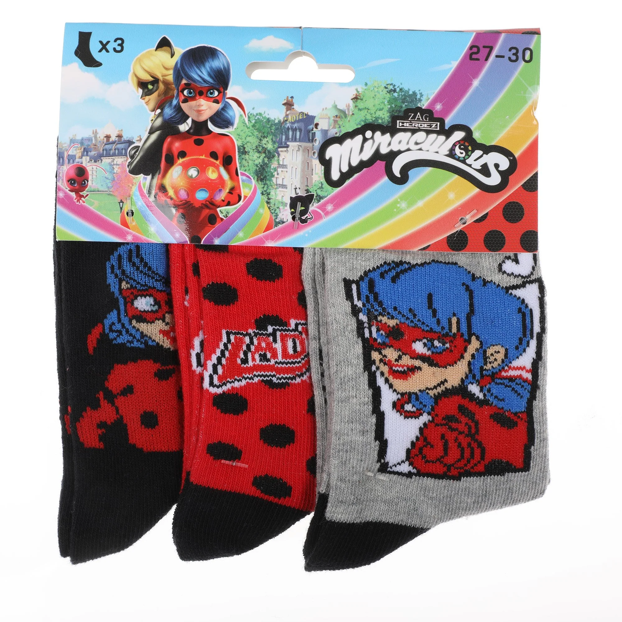 3 paires de chaussettes Miraculous - Image 6