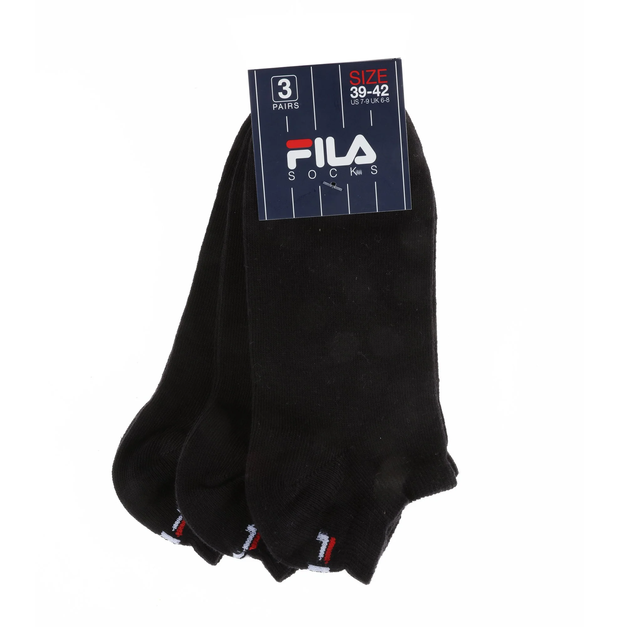 3 paires de chaussettes noires T39/42
