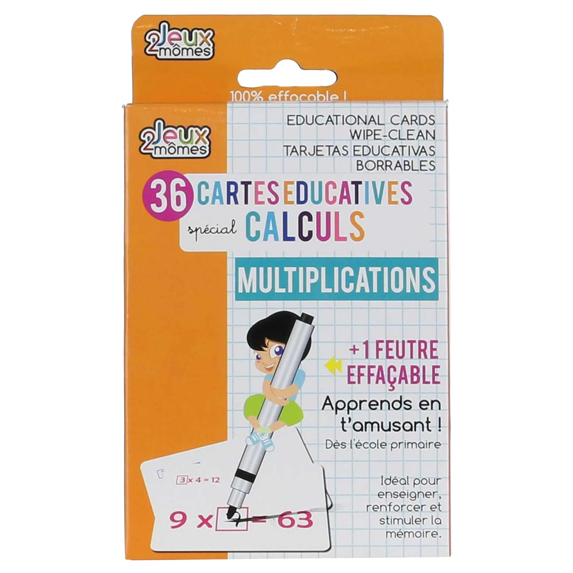 36 cartes effaçable pour apprendre le calcul - Image 3