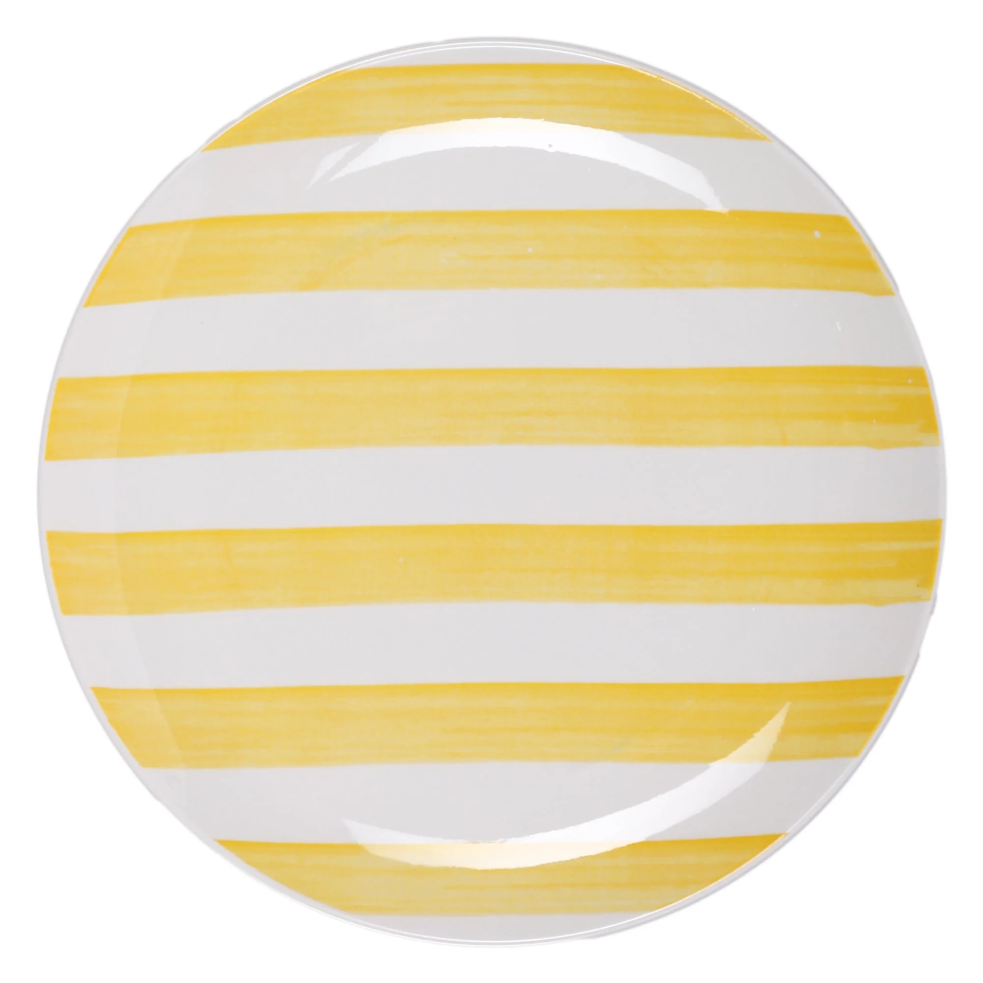 4 assiettes plates en céramique - Bleu - Image 3