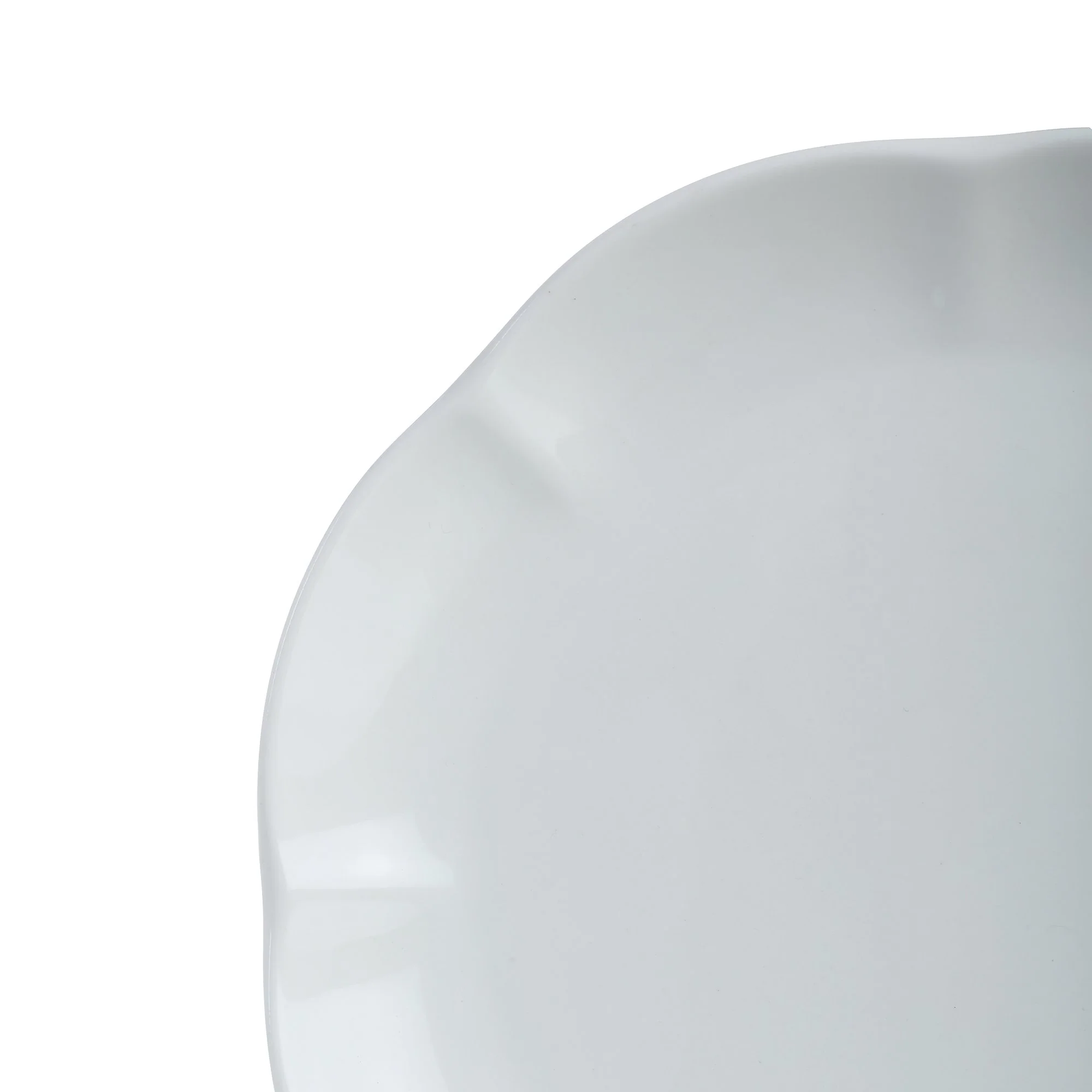 4 assiettes plates forme fleur 27cm - Image 2