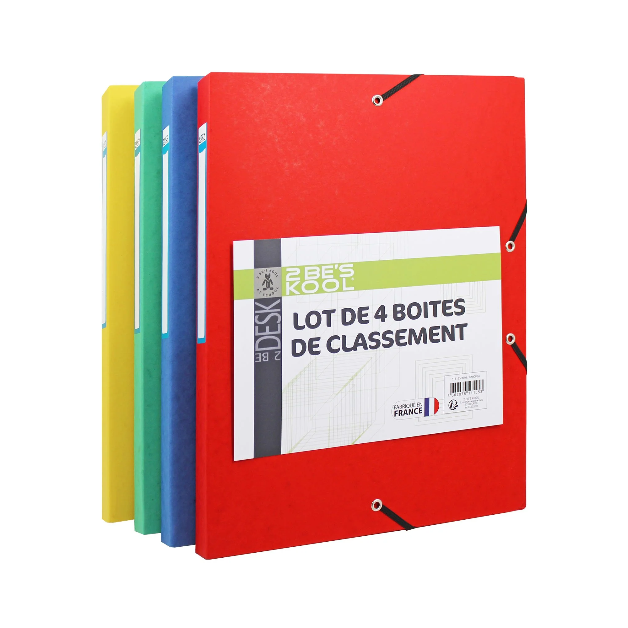 4 boîtes de classement 24x32