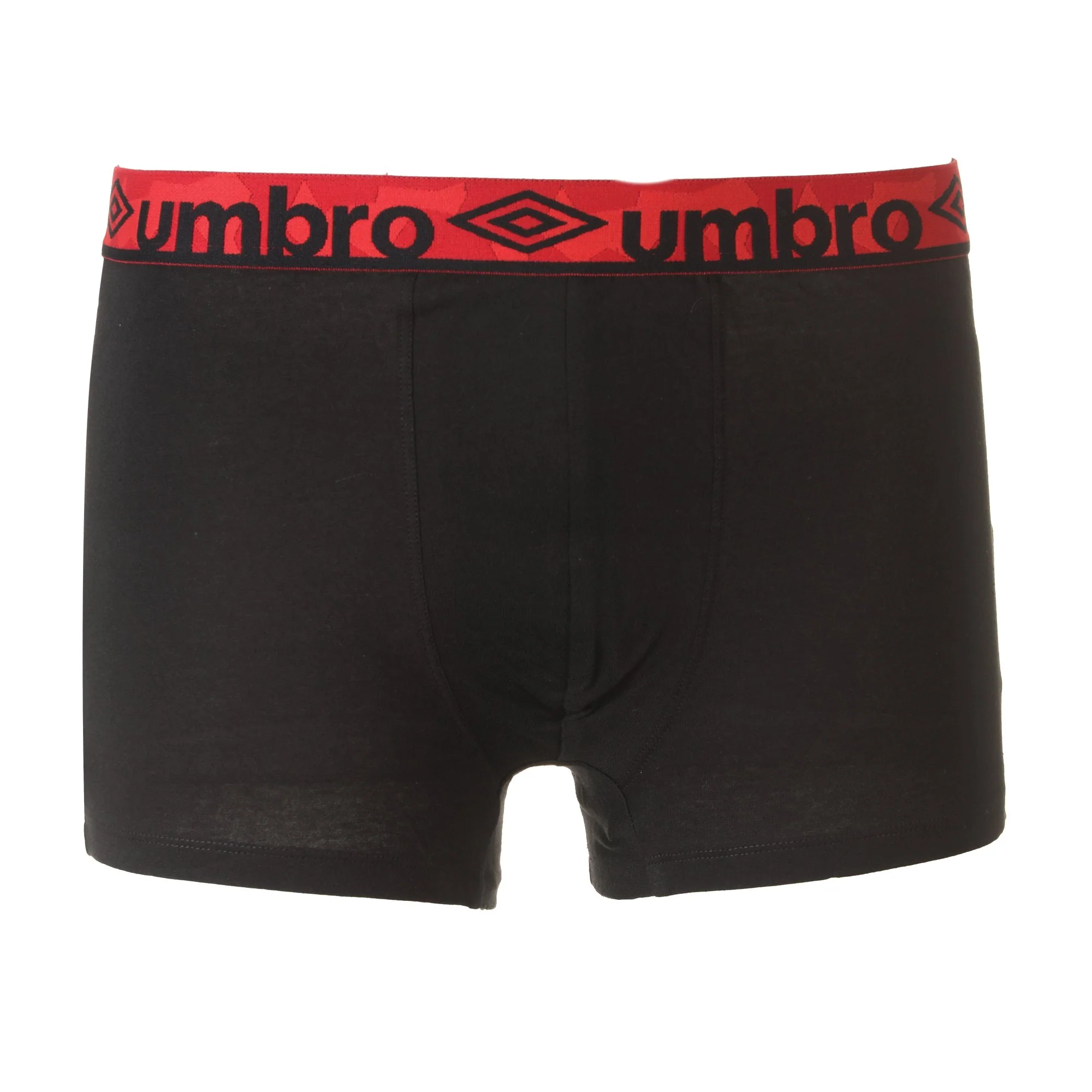 4 boxers unis en coton - Noir - Image 3
