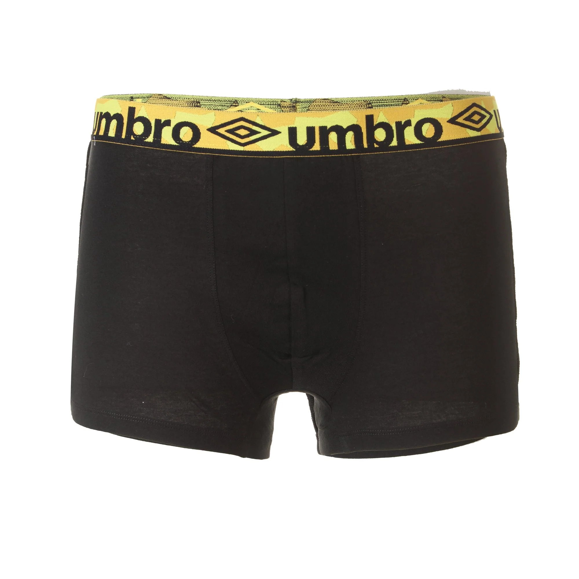 4 boxers unis en coton - Noir - Image 5