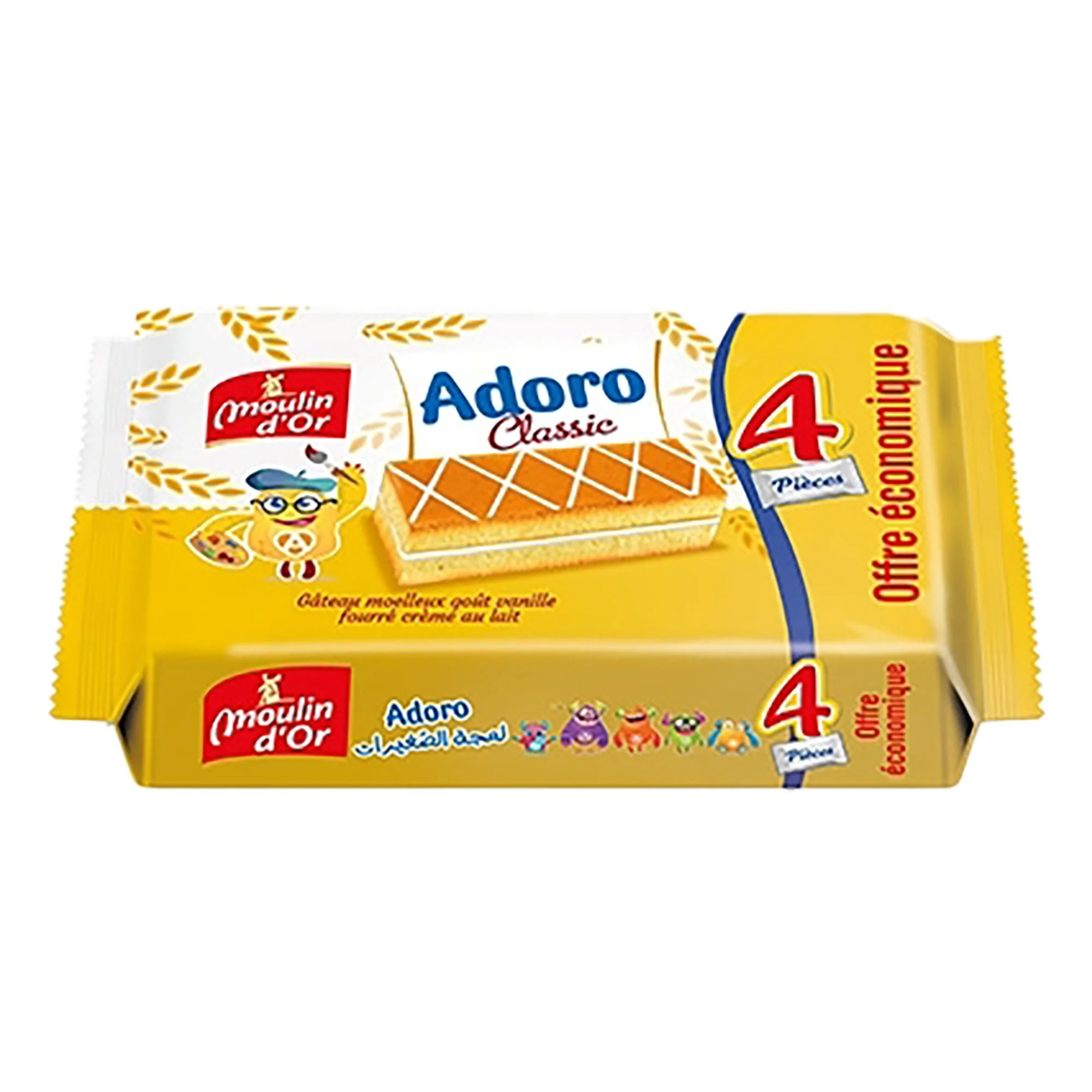 4 cakes fourrés