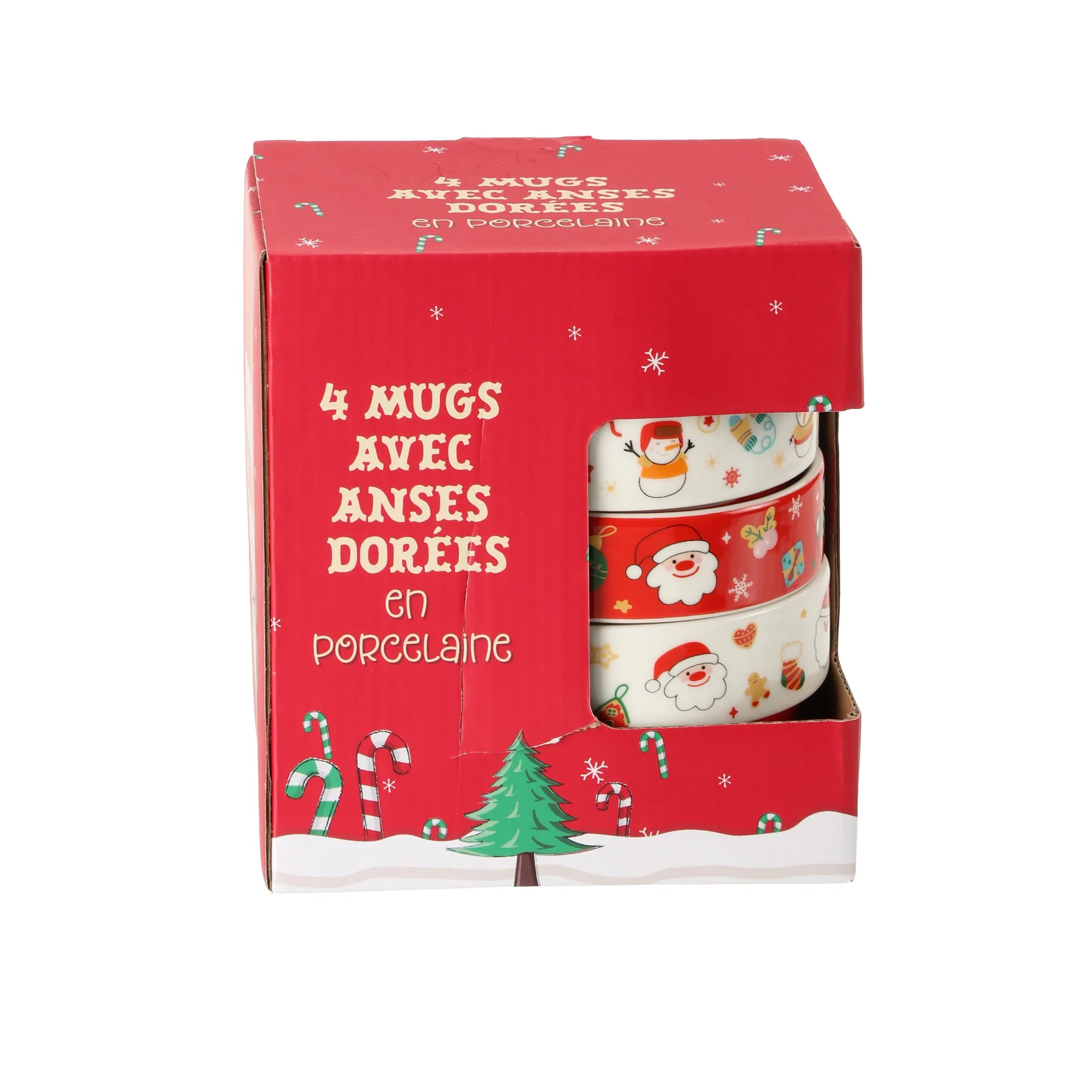 4 mugs de Noël - Image 3