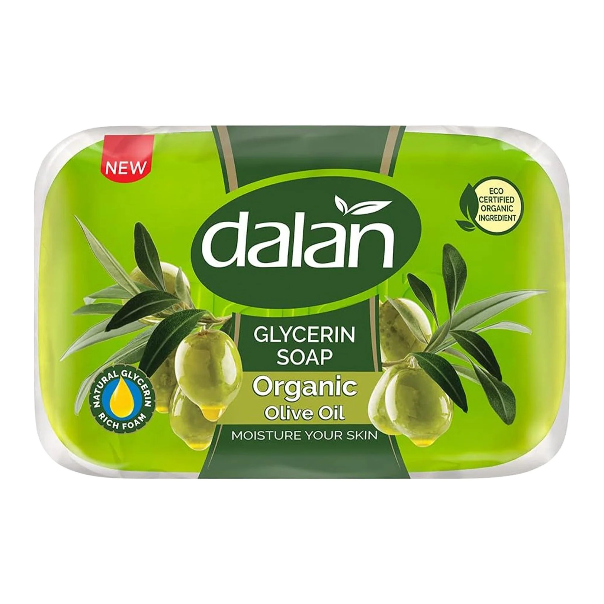 4 pains de savons à l'huile d'olive