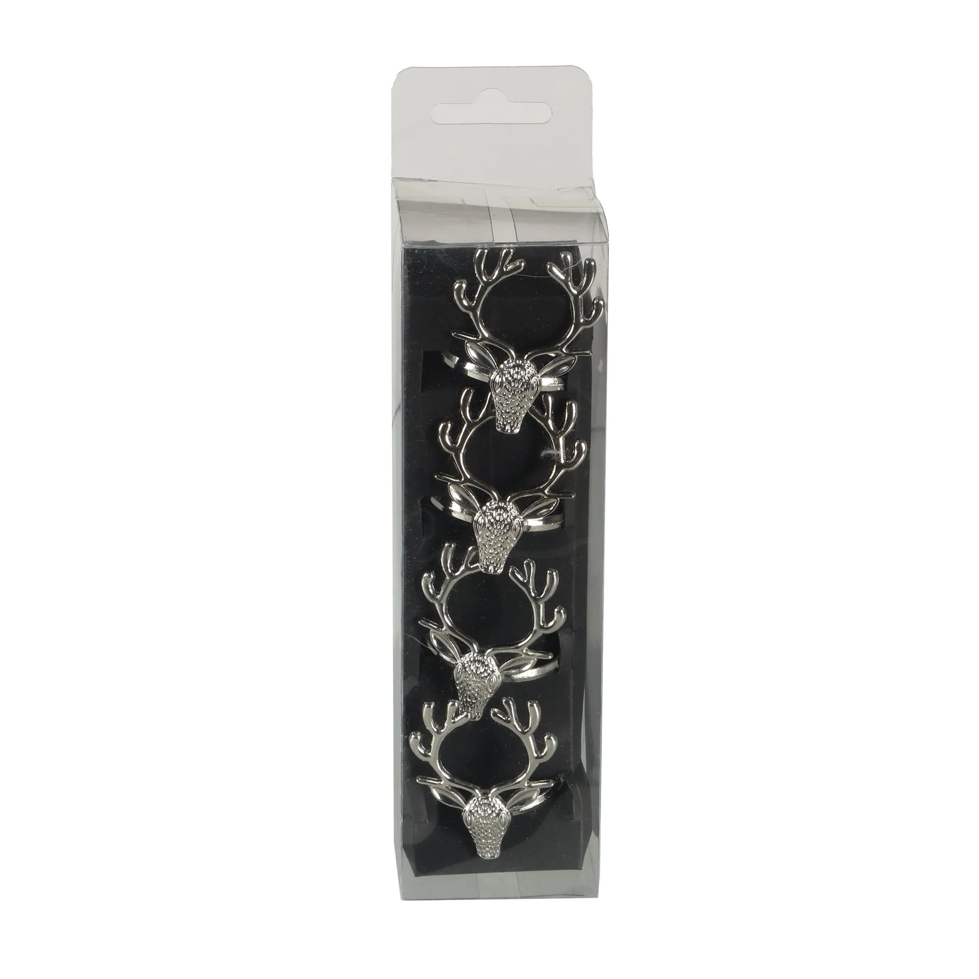 4 ronds de serviette cerf - Image 4