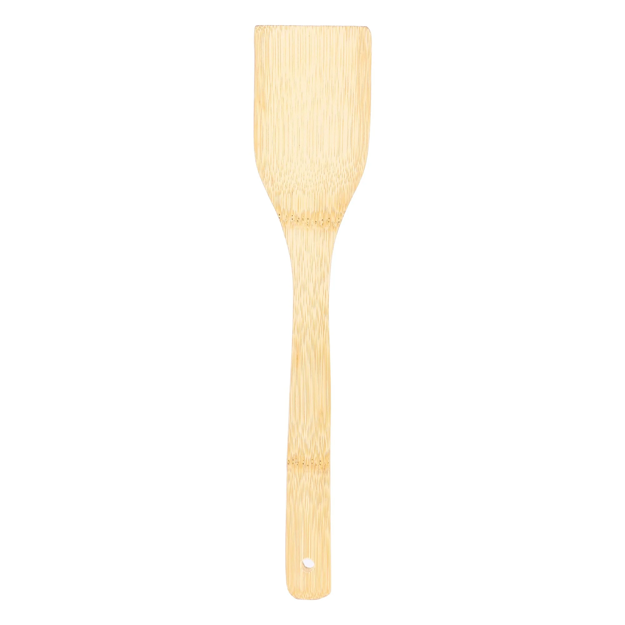 4 ustensiles de cuisine bambou avec pot - Image 6