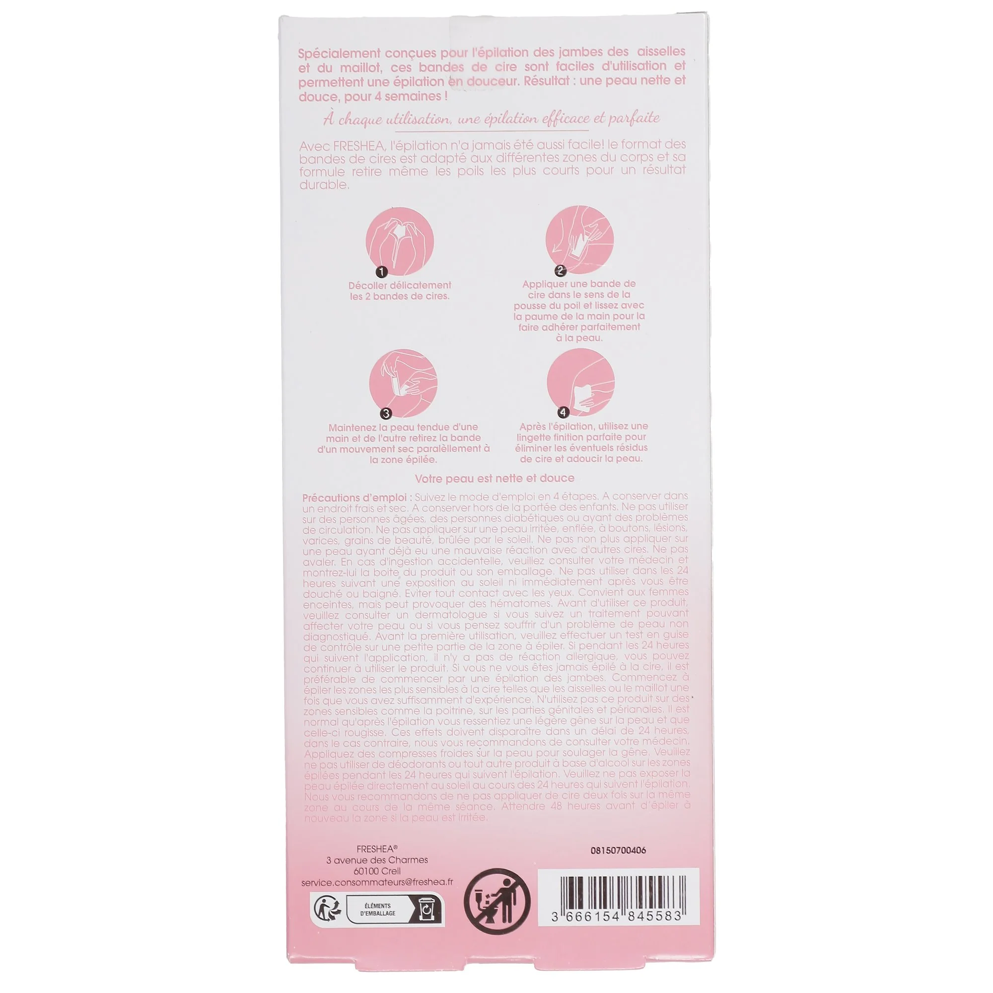 40 bandes de cire froide corps - Image 4