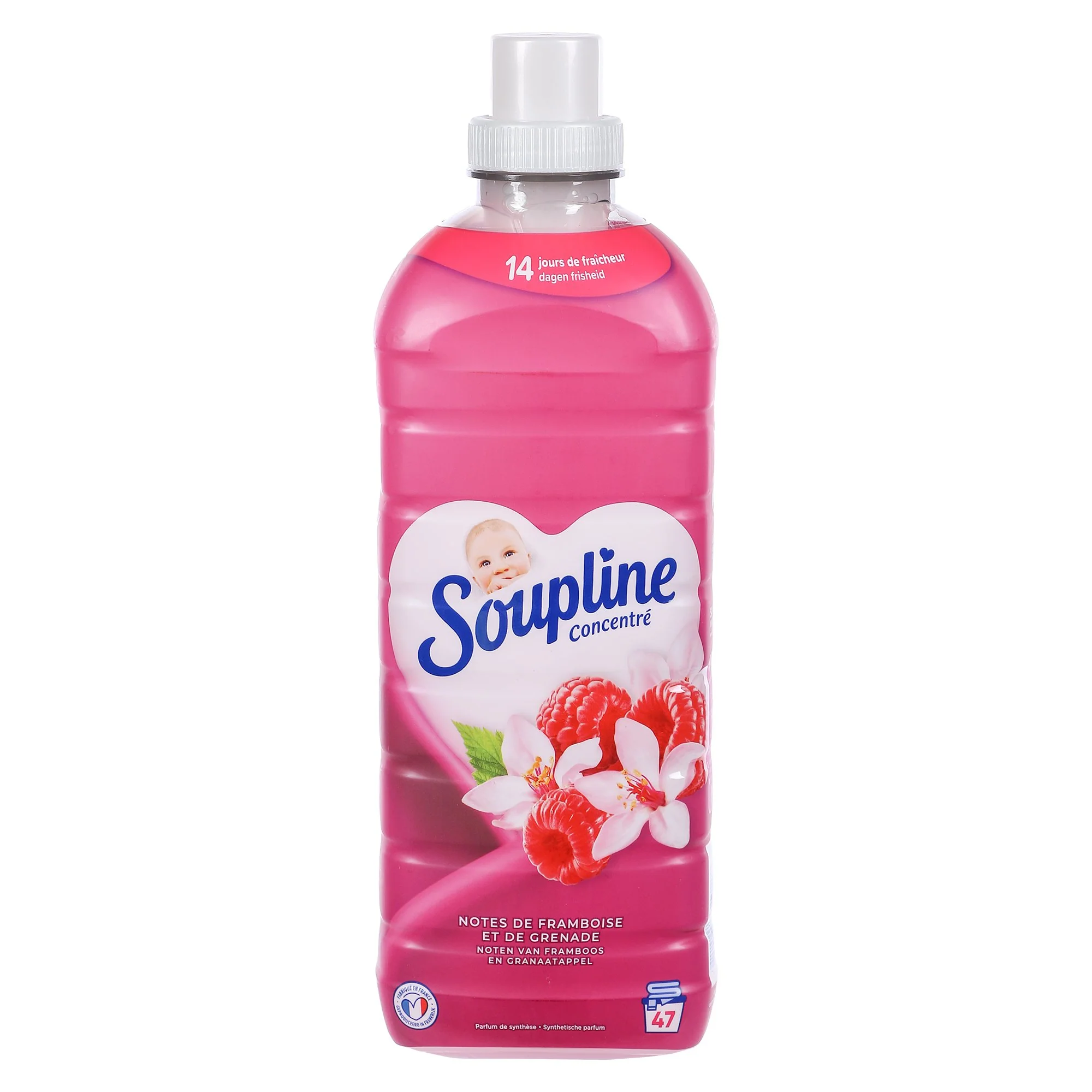 40 doses d'adoucissant fraicheur parfumée