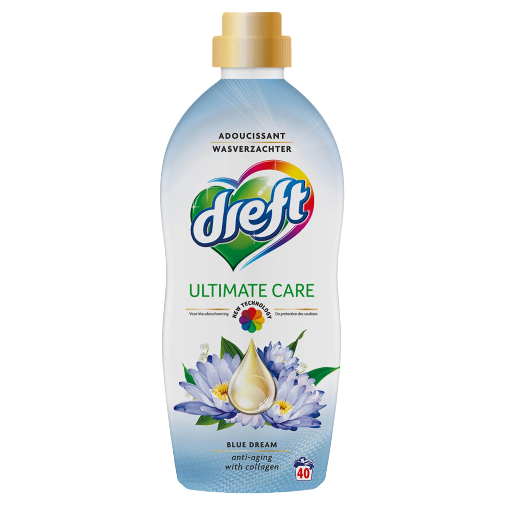 40 doses d'adoucissant Ultimate Care Blue Dream