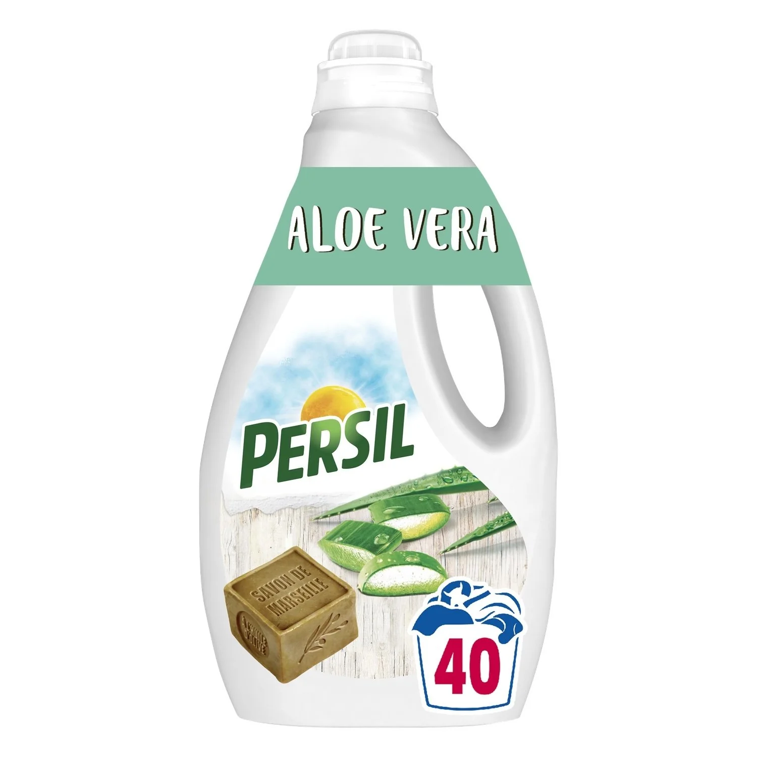 40 doses de lessive liquide Aloe Vera