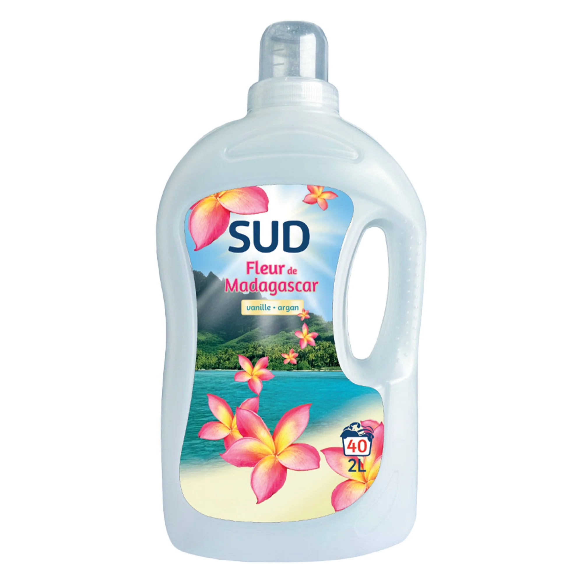 40 doses de lessive liquide -  Fleur de Madagascar vanille argan