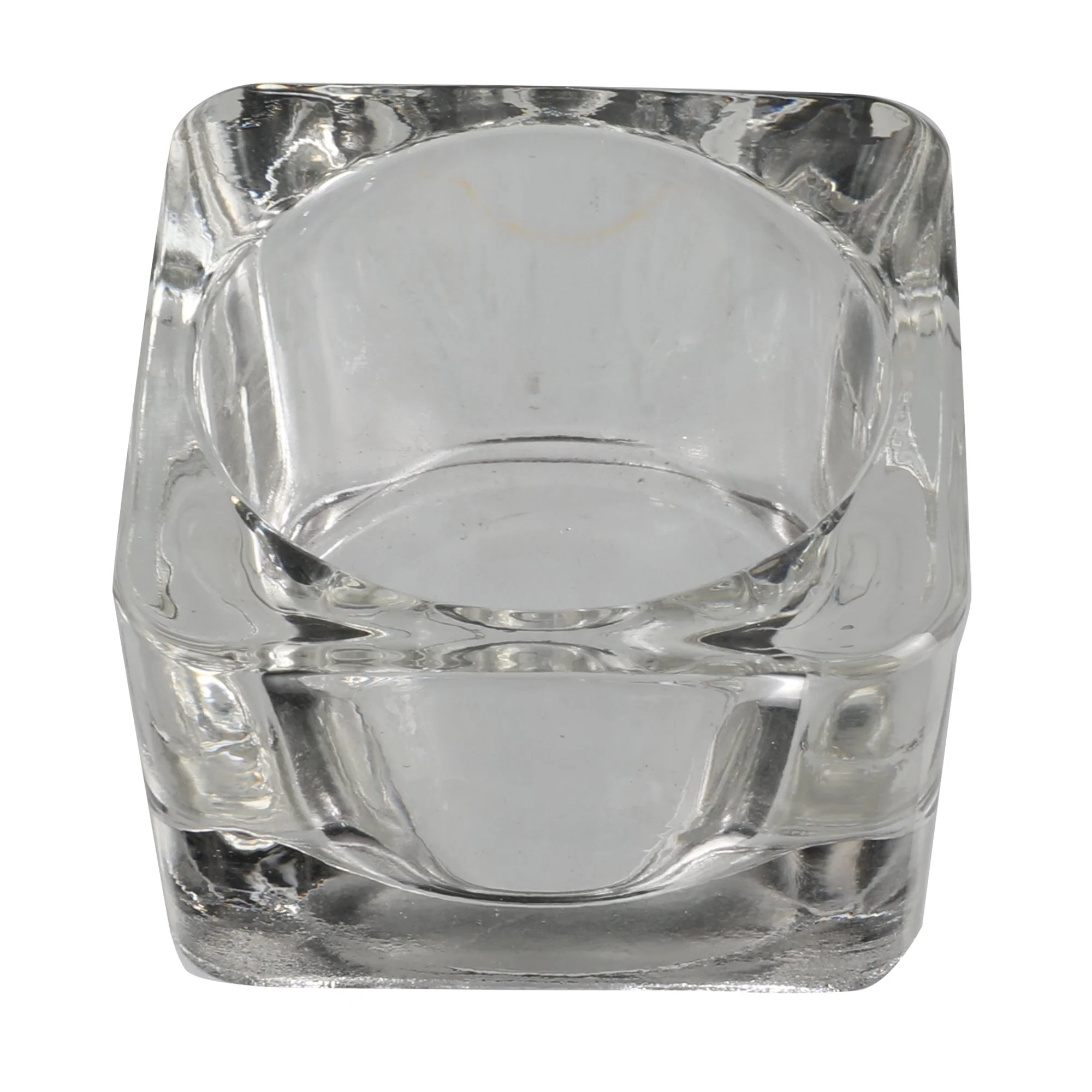 5 bougeoirs en verre transparents - Image 3