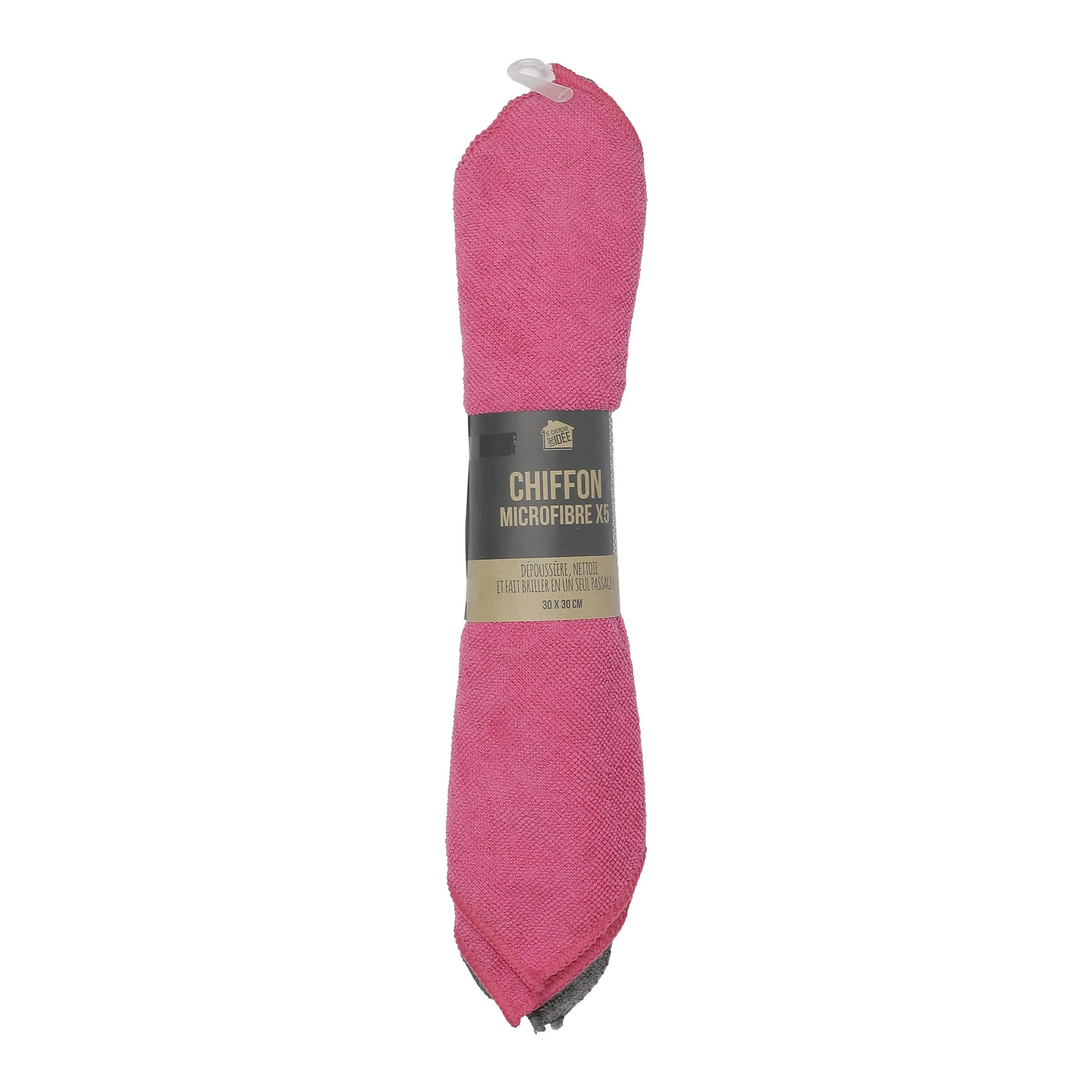 5 chiffons microfibre