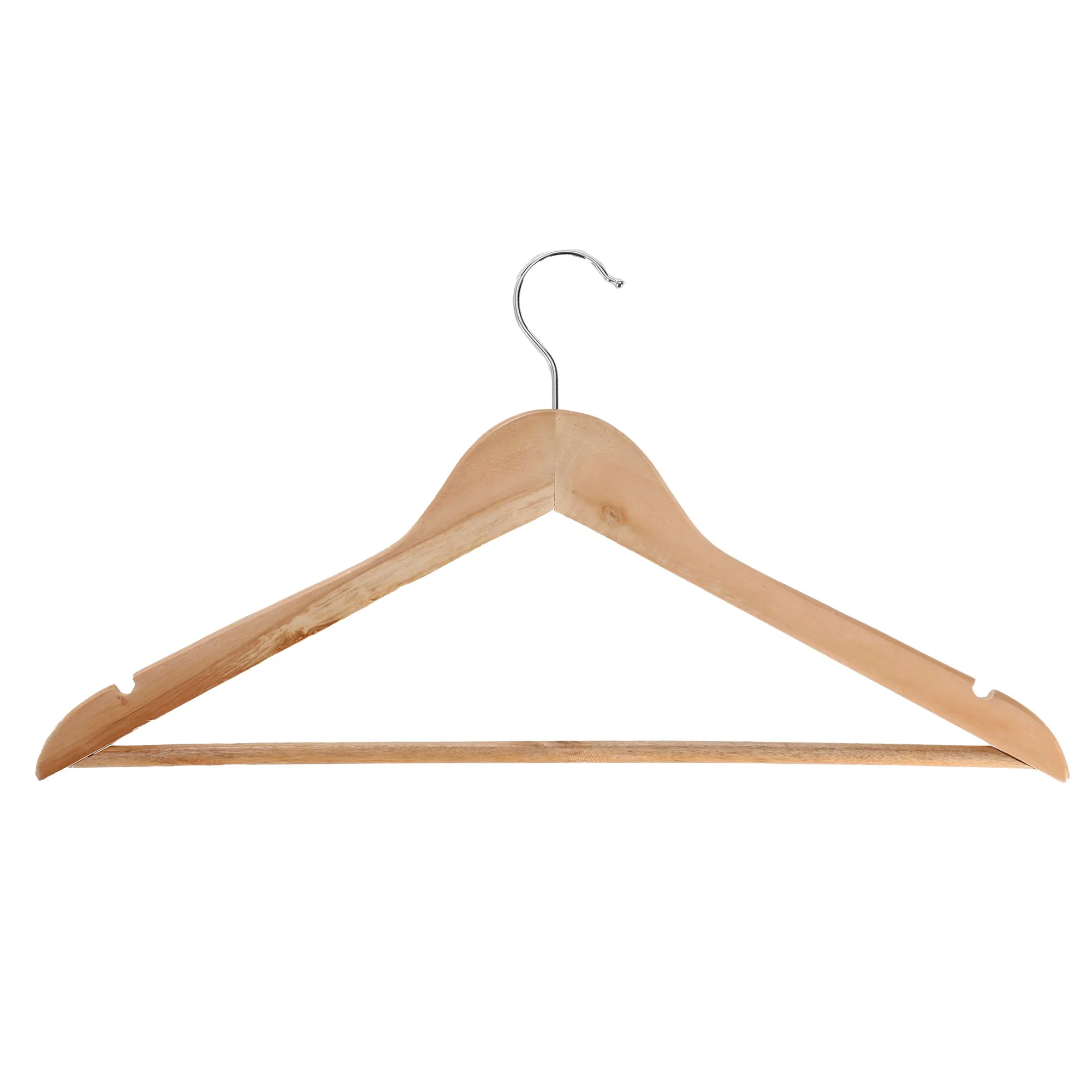 5 cintres en bois - Image 2