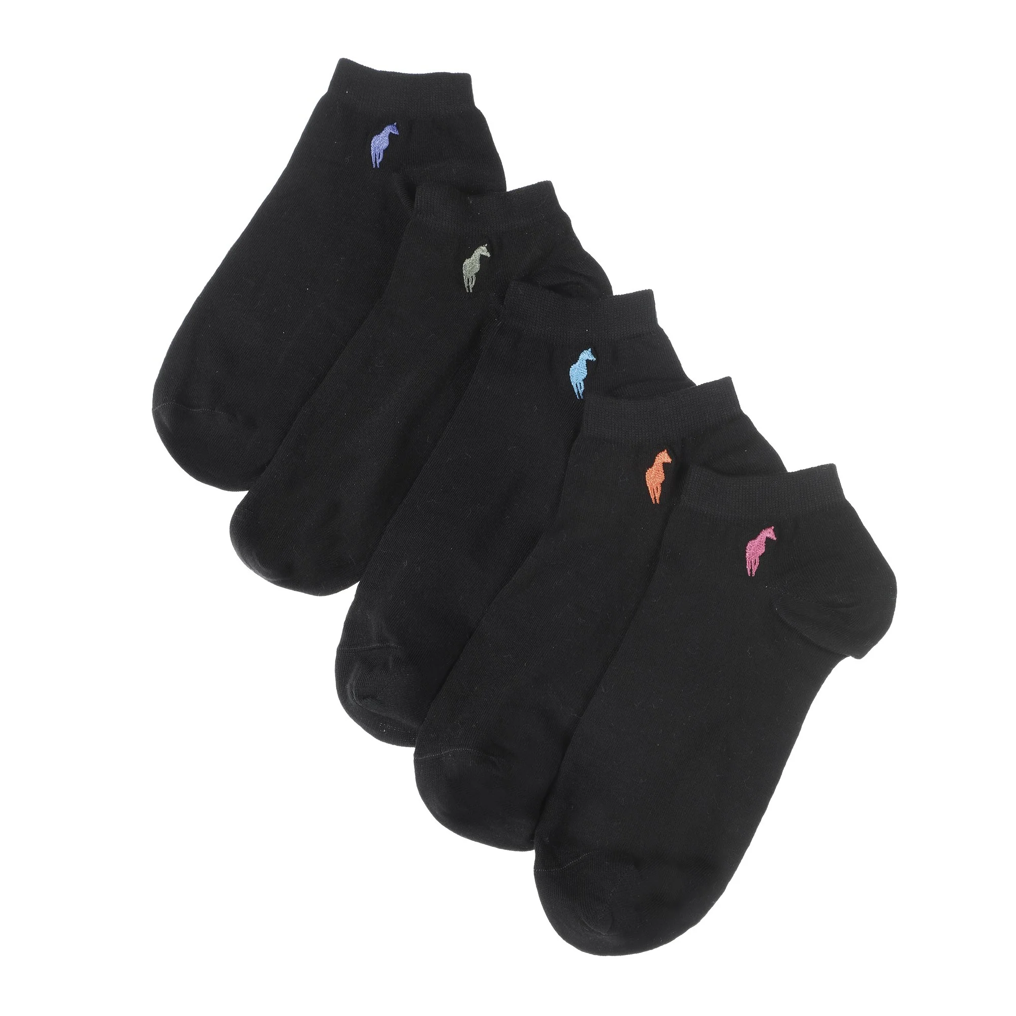 5 paires de chaussettes courtes brodées - Image 6