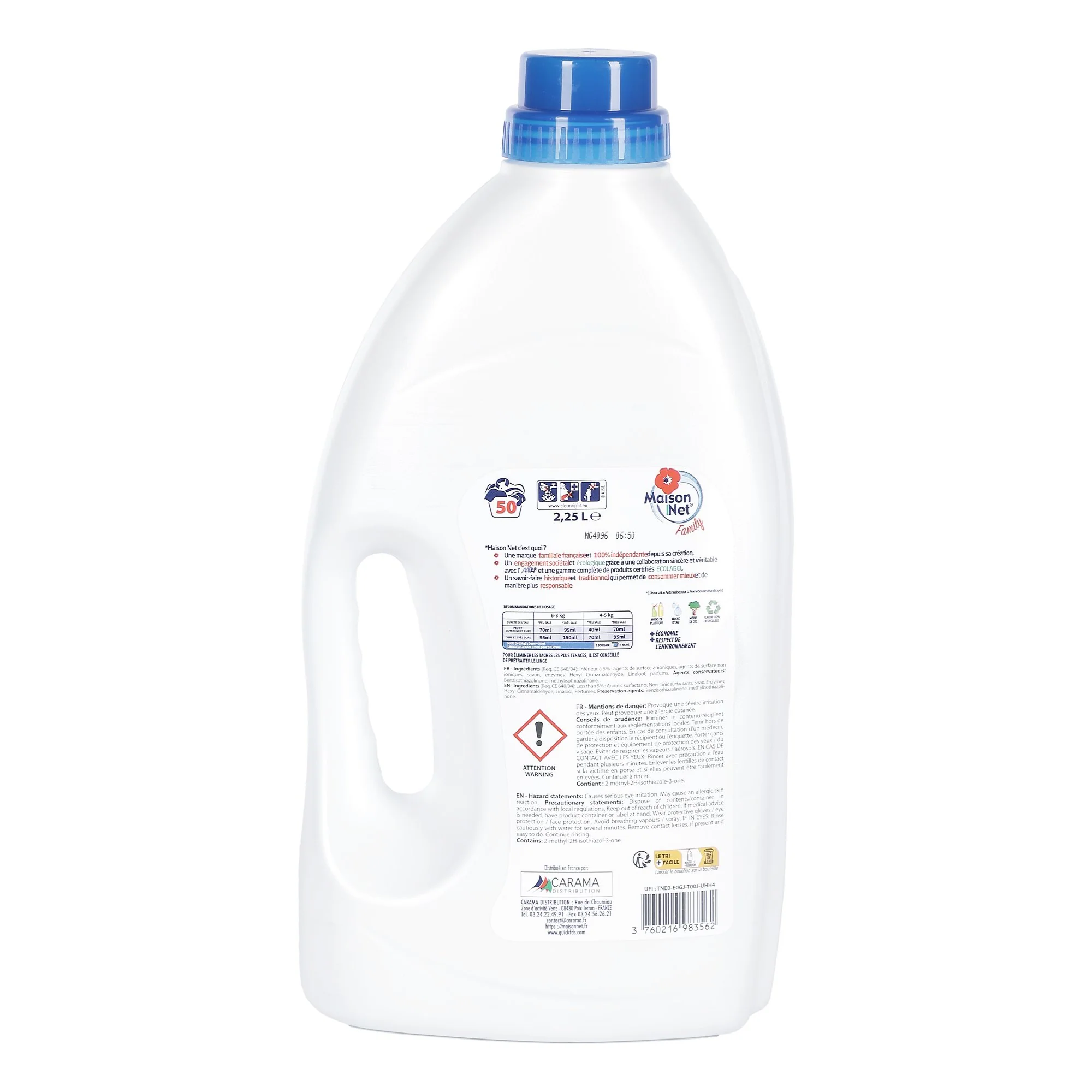 50 doses de lessive liquide au bicarbonate - Image 2