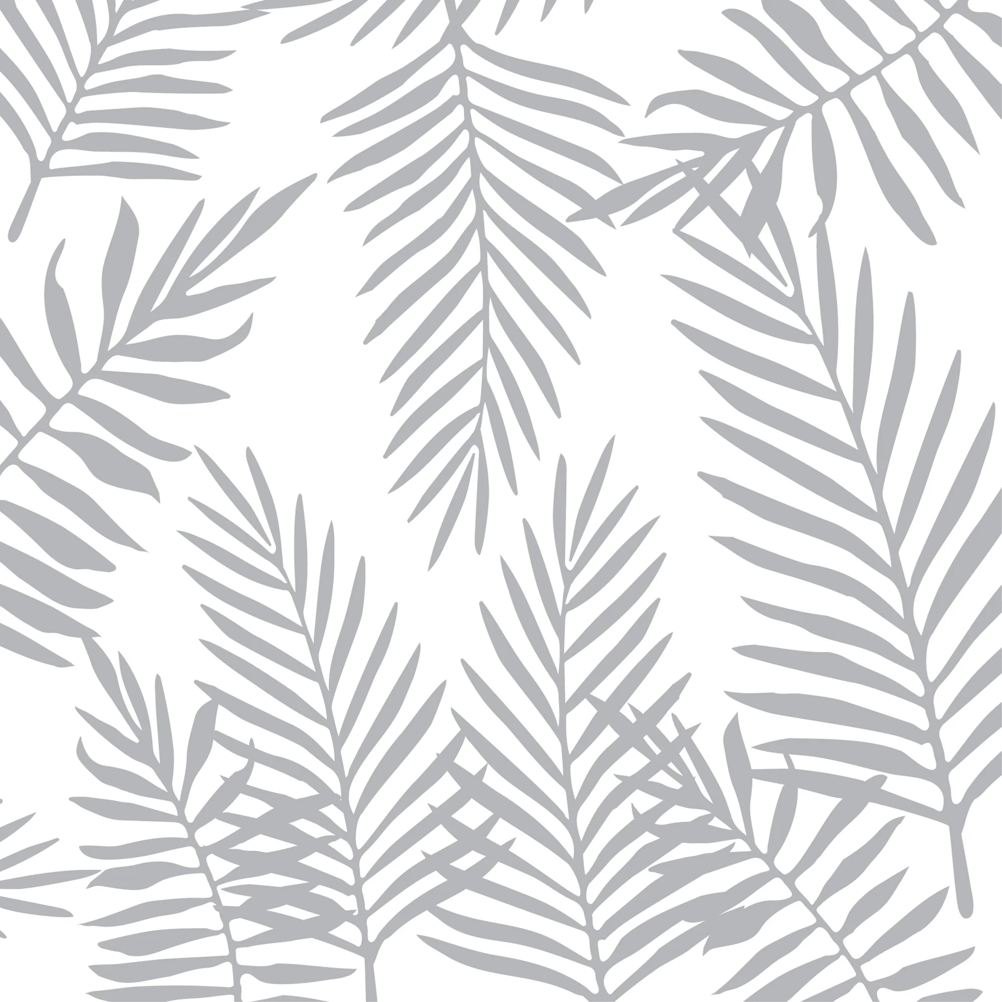 50 serviettes en ouate argent palm