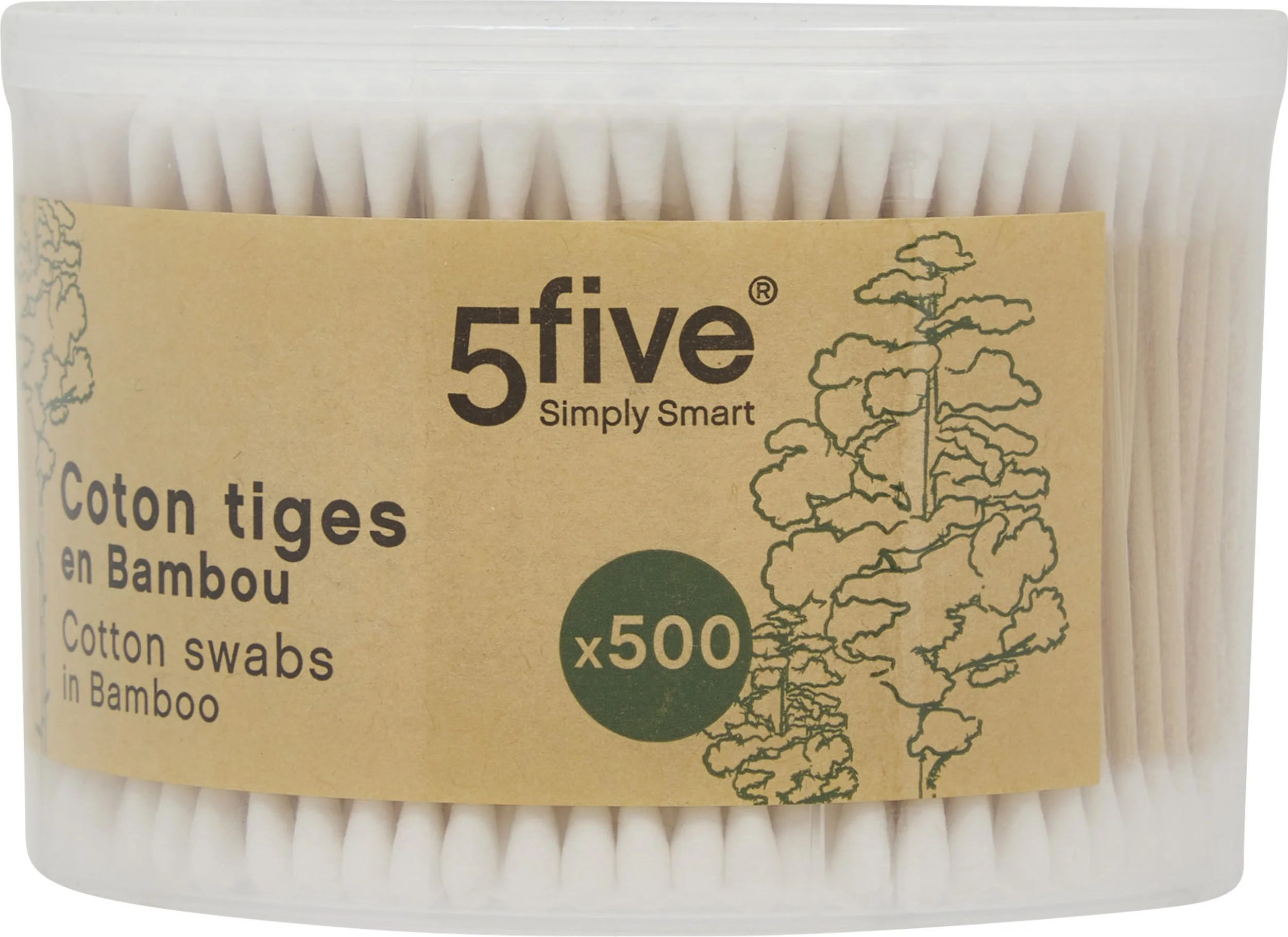 500 cotons tiges bambou - Image 2