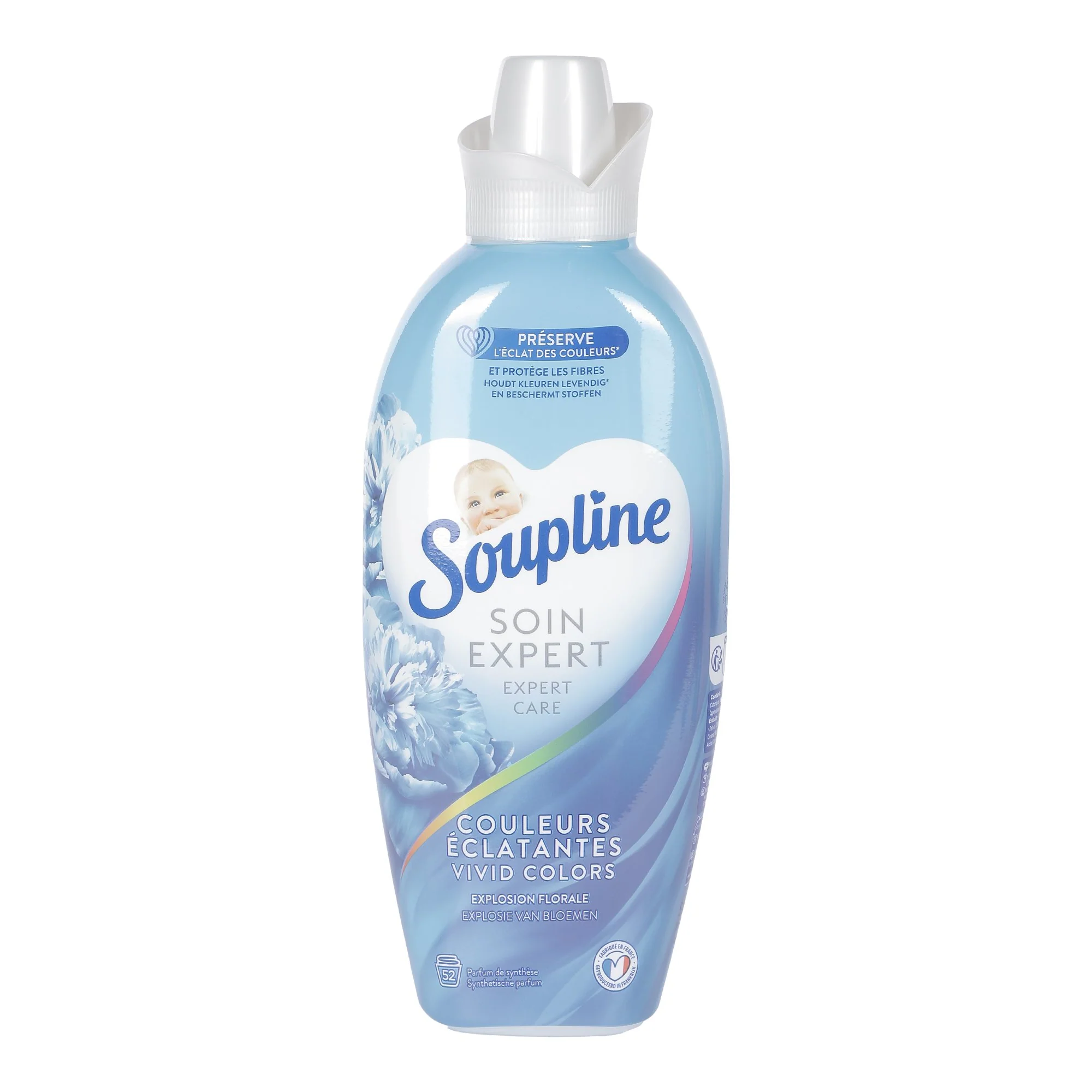 52 doses d'adoucissant concentré soin expert couleur éclatantes
