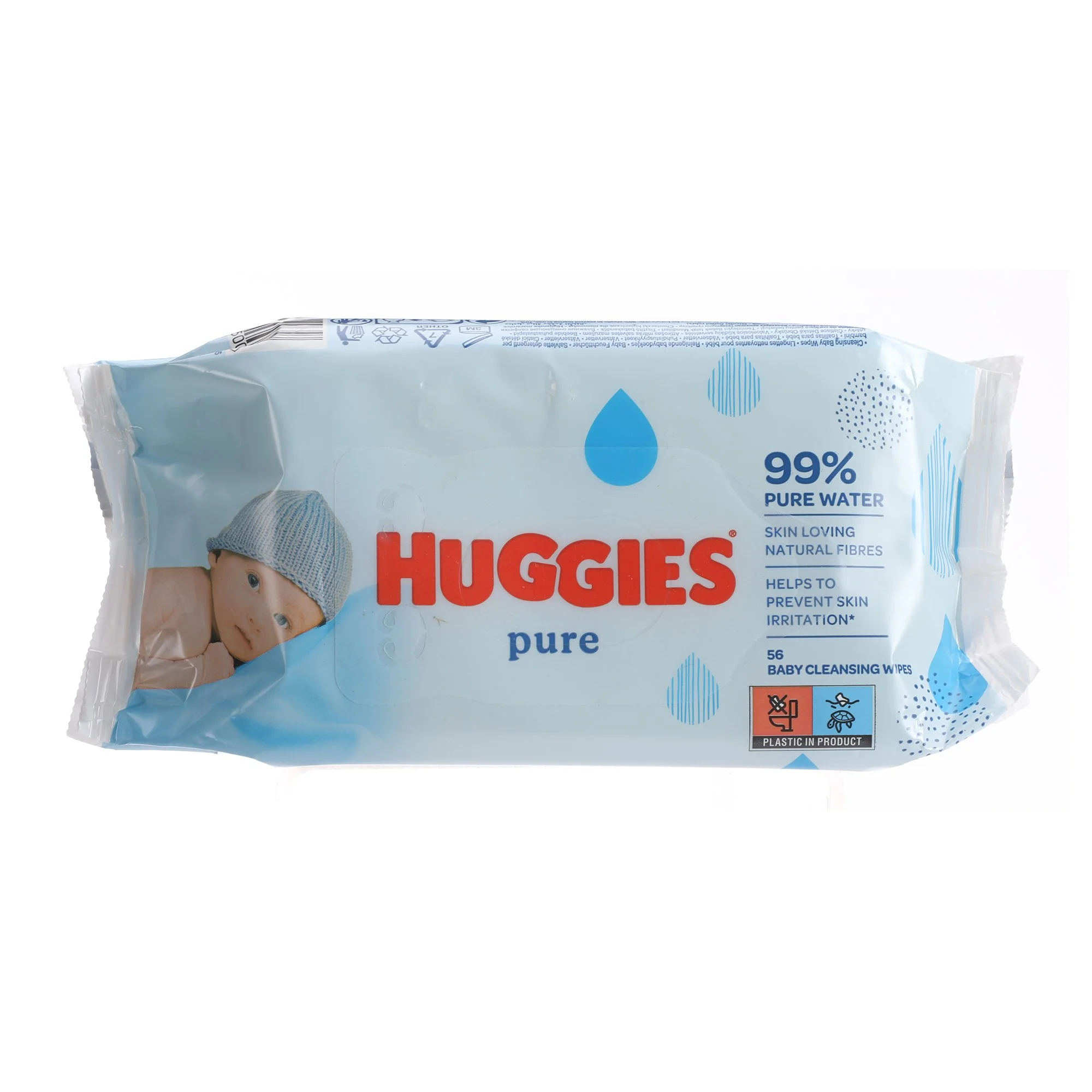 56 lingettes bébé pure - Image 2