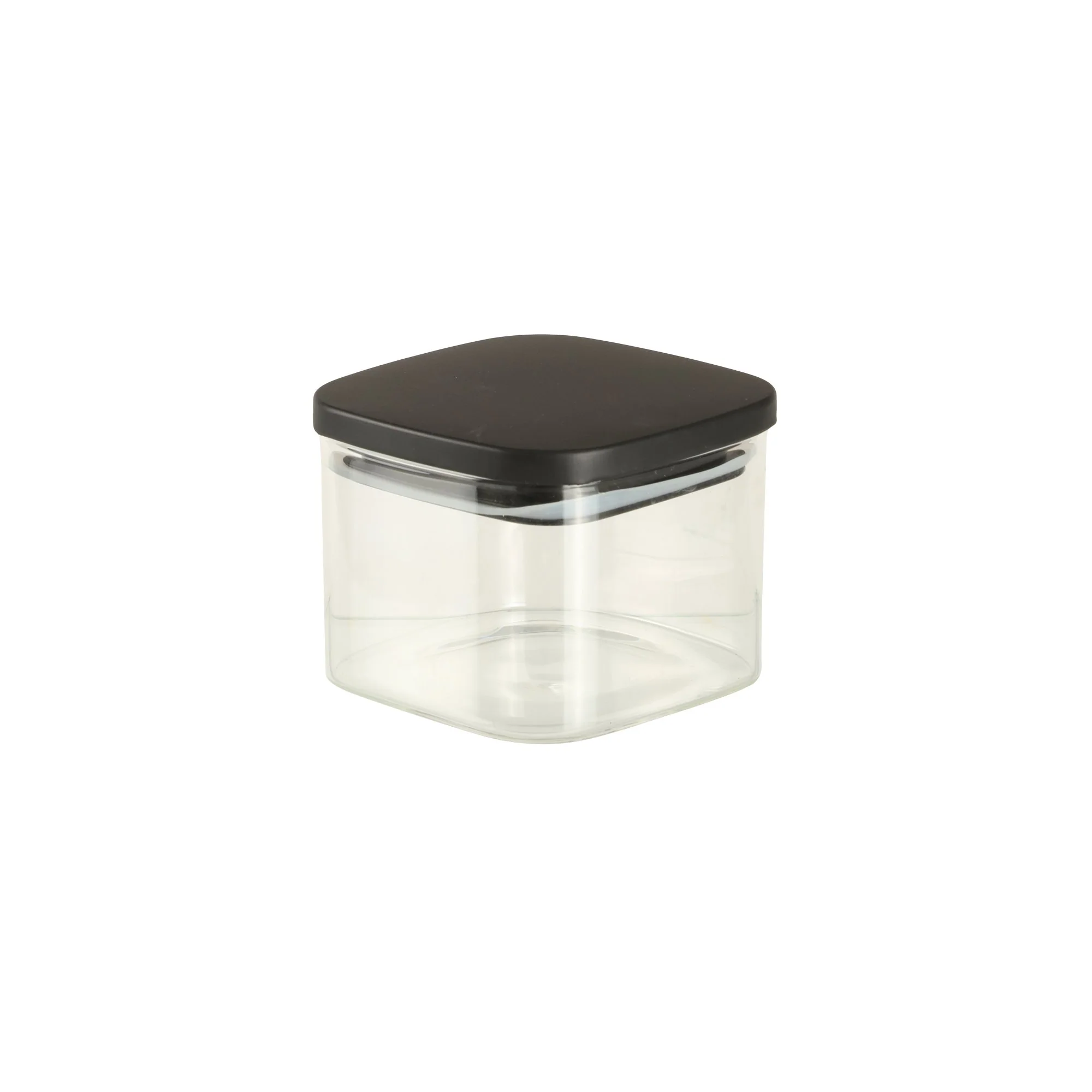 6 bocaux en verre avec couvercle noir - Image 6