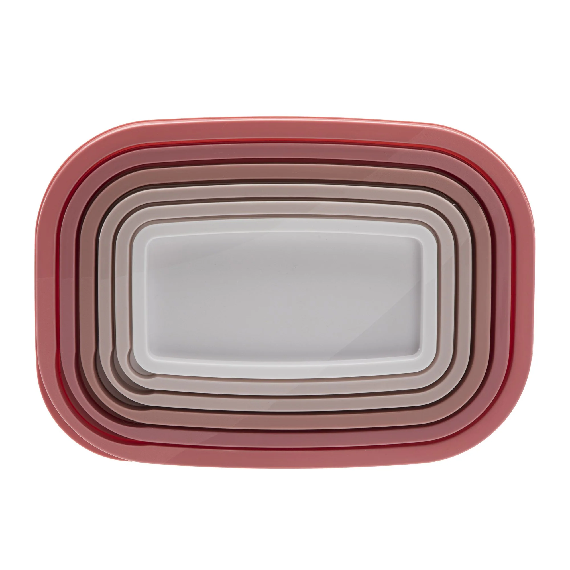 6 boîtes rectangles en plastique - Image 3
