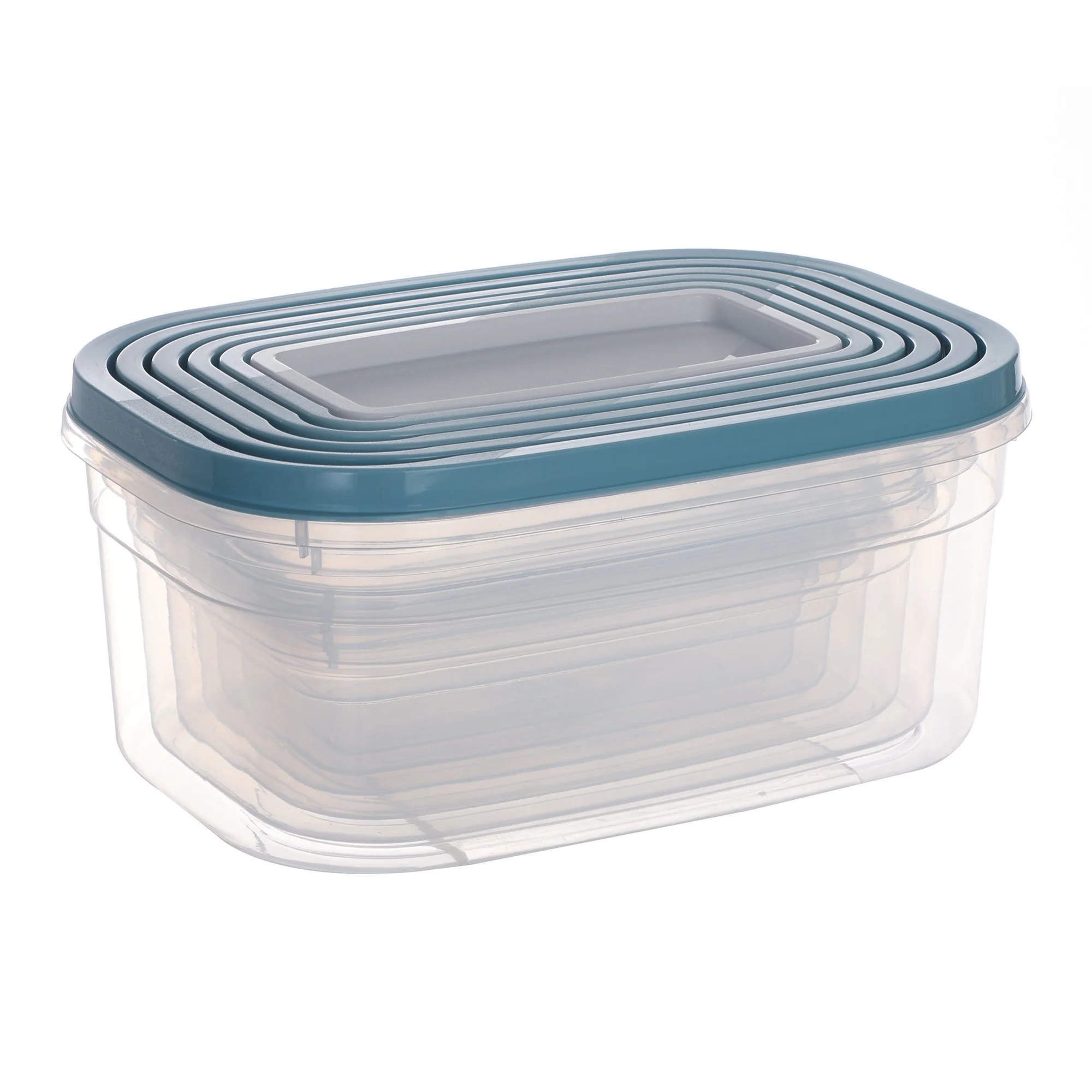 6 boîtes rectangles en plastique - Image 5