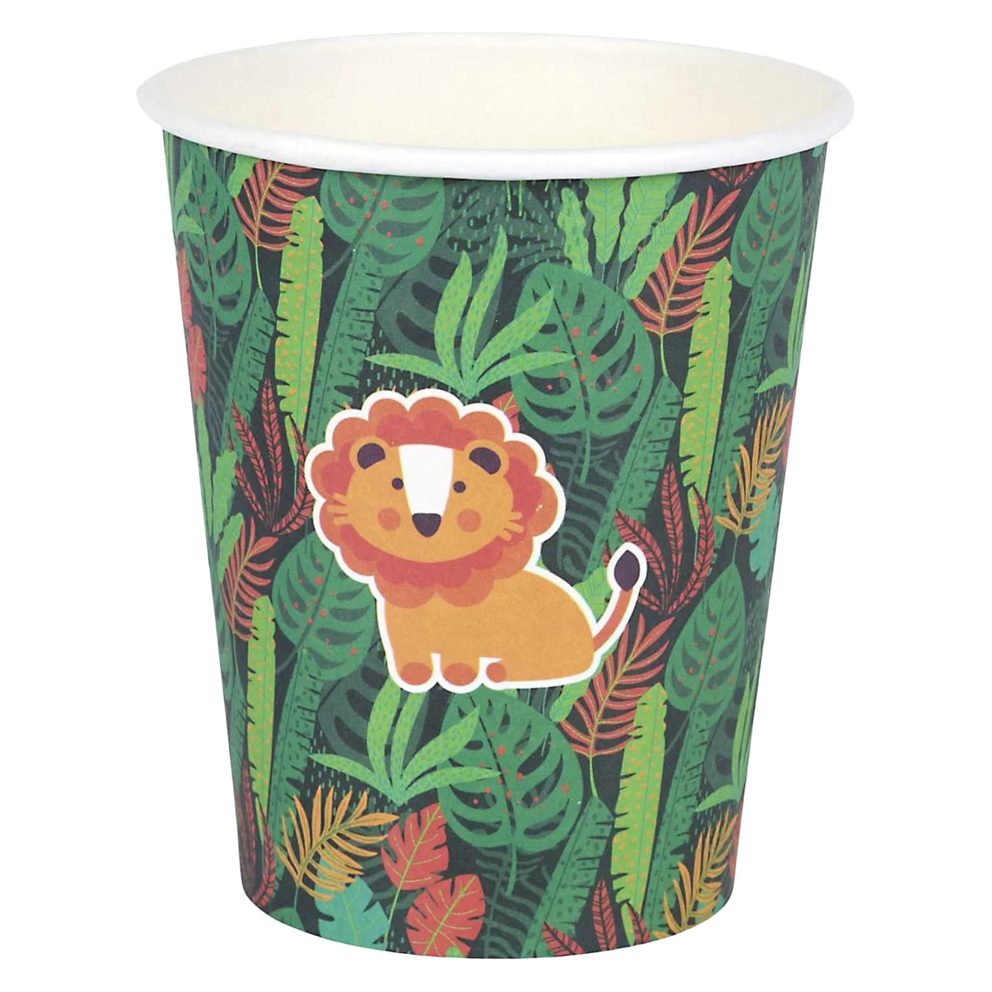 6 gobelets en carton Lion - Image 3