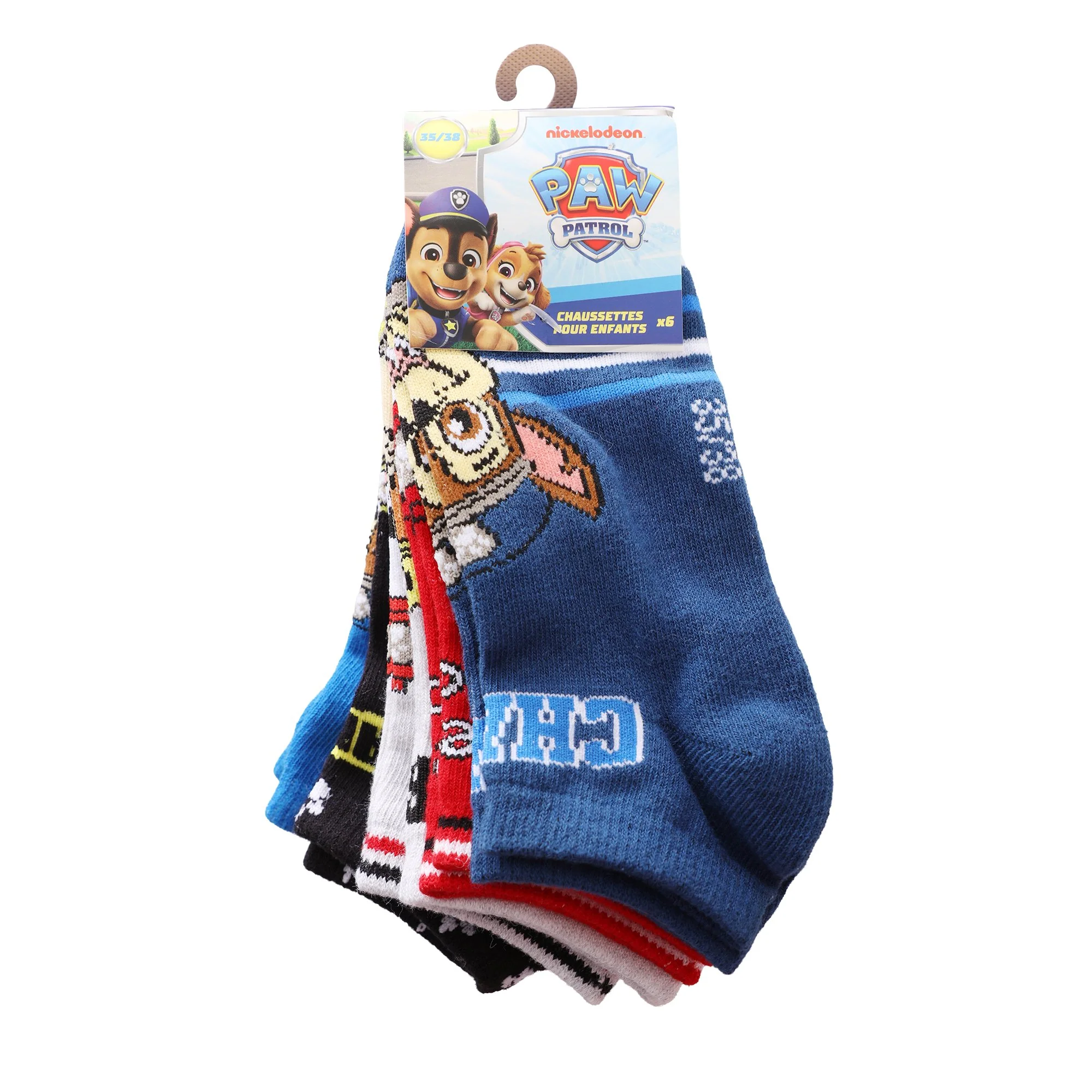 6 paires de chaussettes courtes - Gris