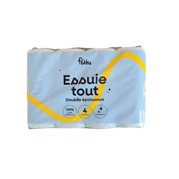 4 rouleaux d'essuie-tout