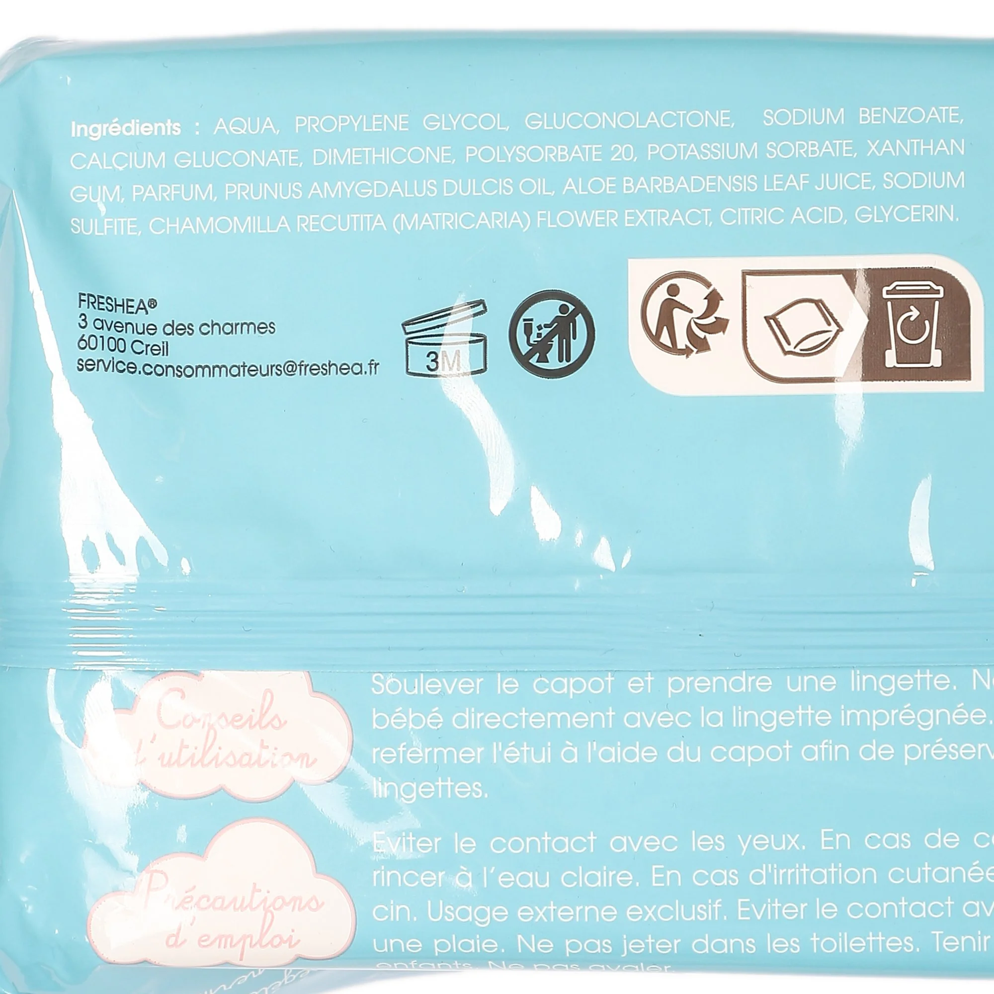 80 lingettes pour bébé - Image 2